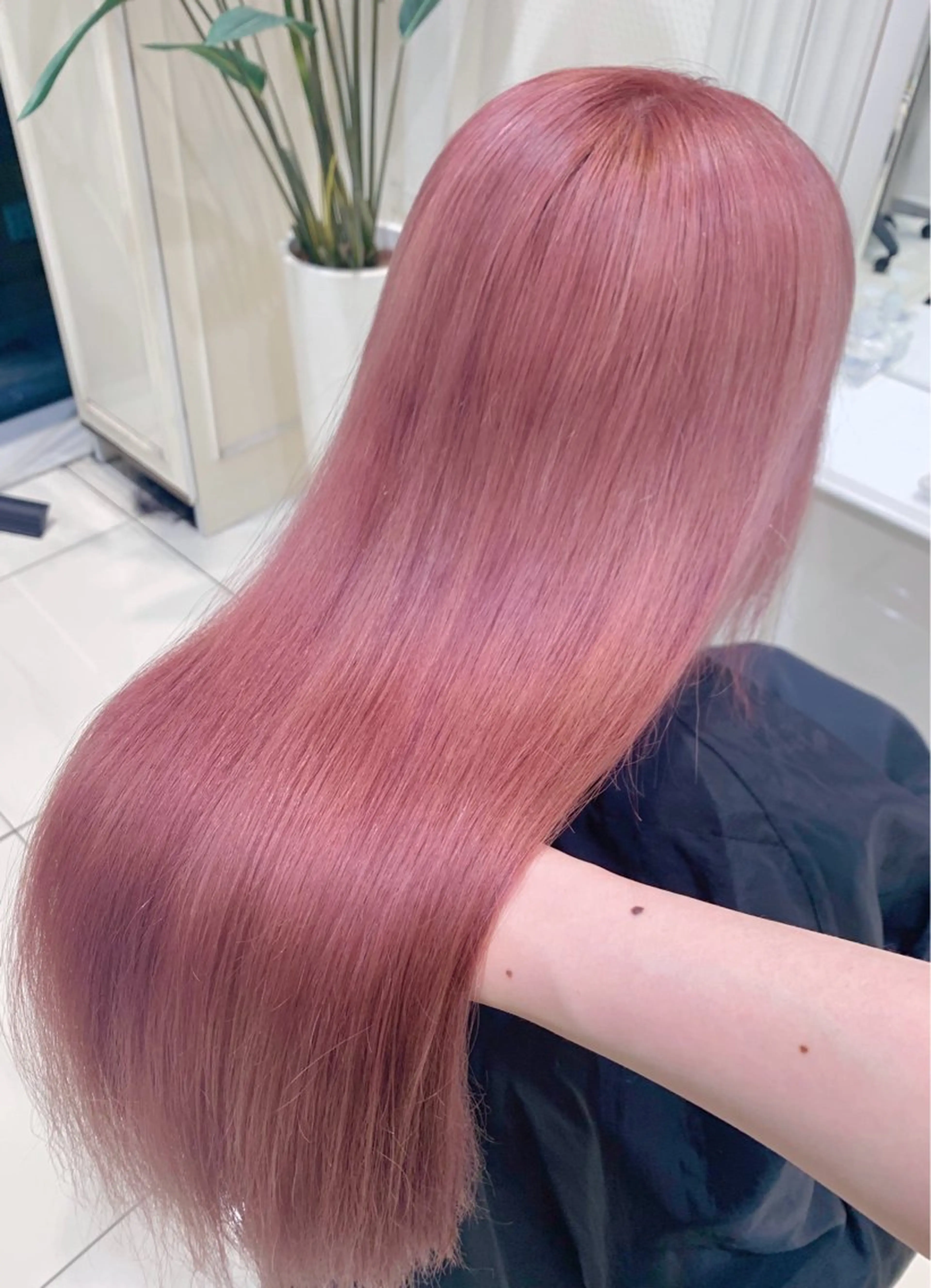 ロング カラー カット ヘアカラー トリートメント 愛されハイトーン 🍓YURINAのヘアスタイル