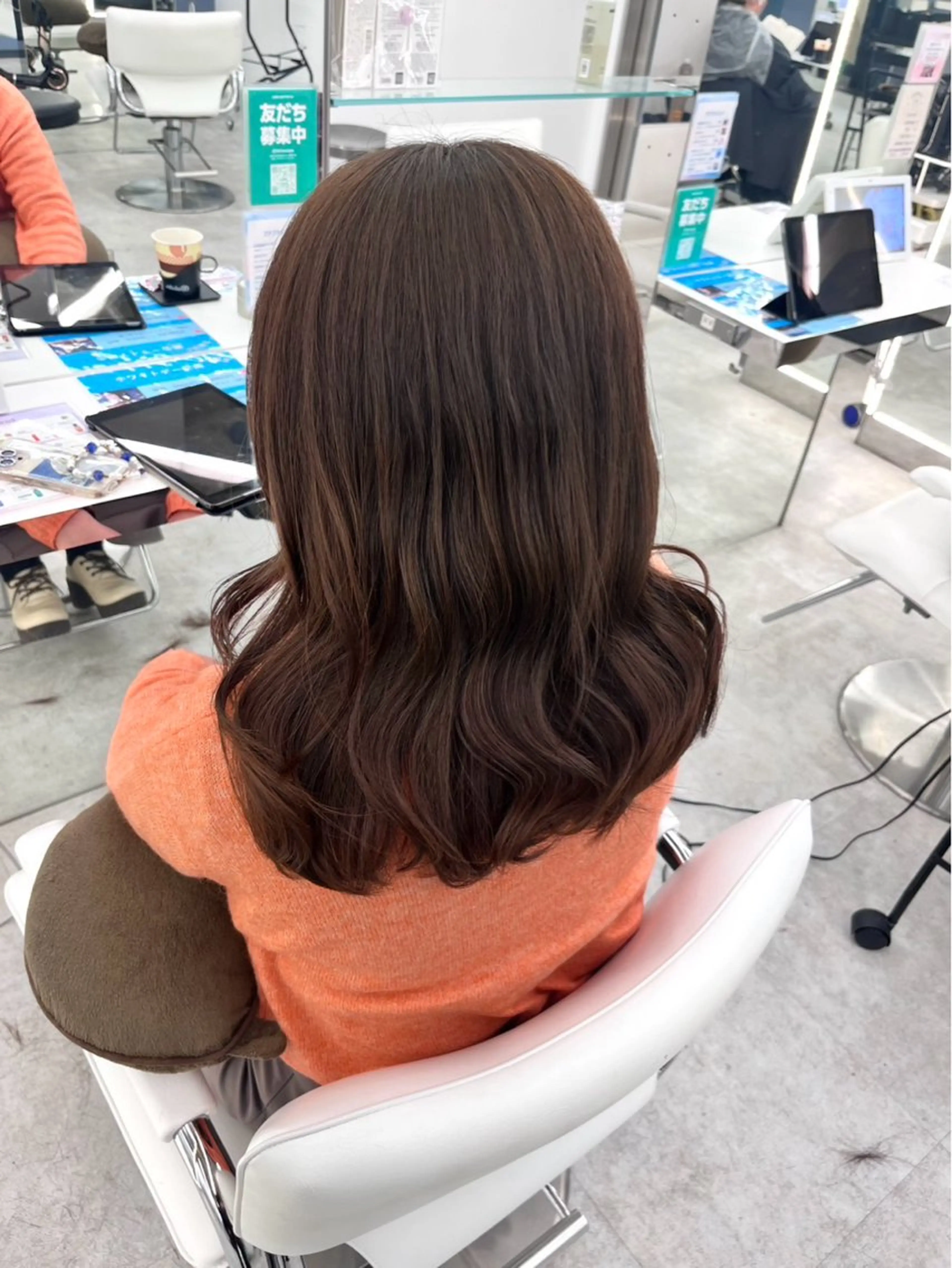 セミロング カラー 透明感/韓国風 🇰🇷RYUKIのヘアスタイル