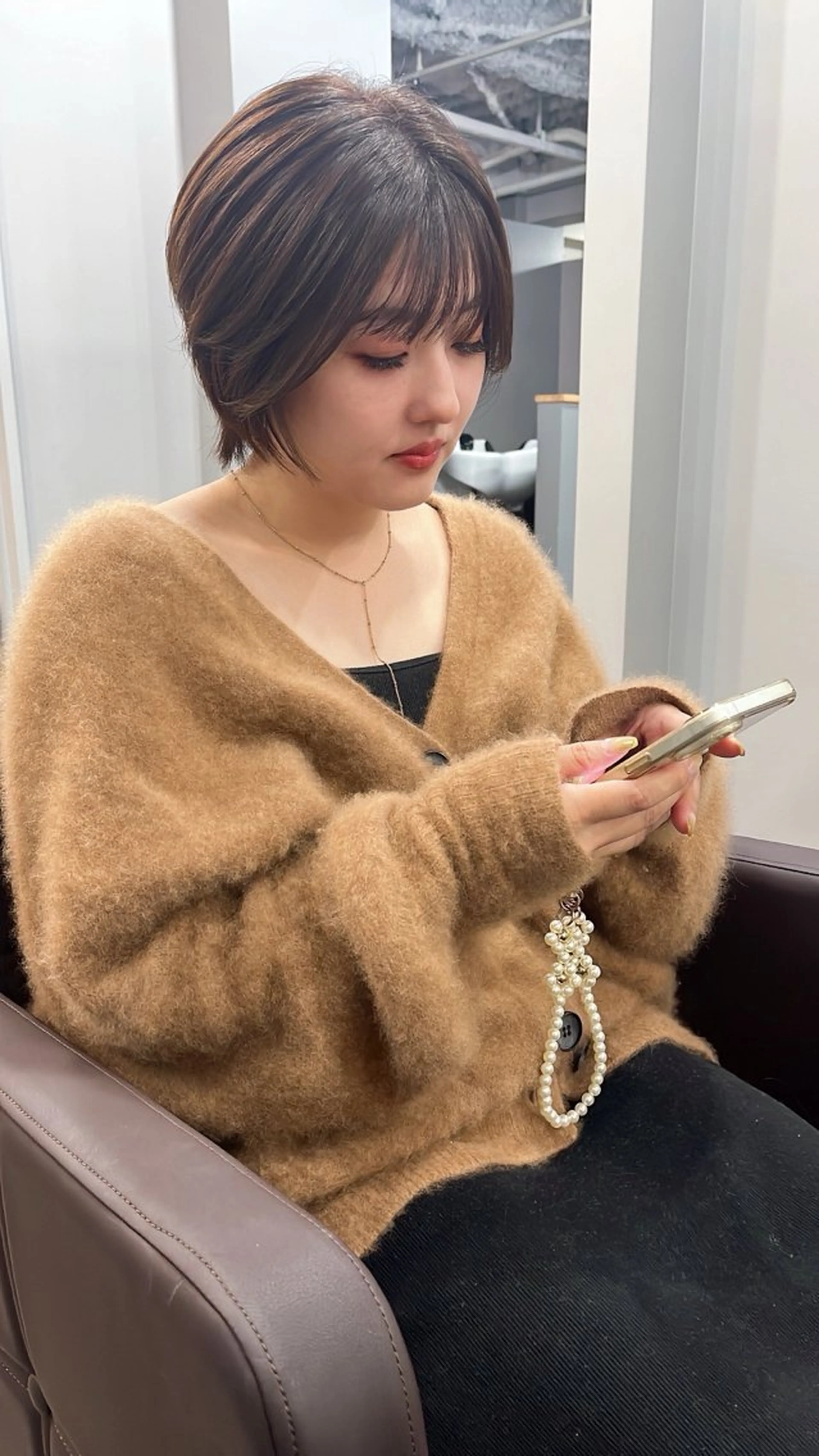 ショート ボブ 福原 悠介のヘアスタイル