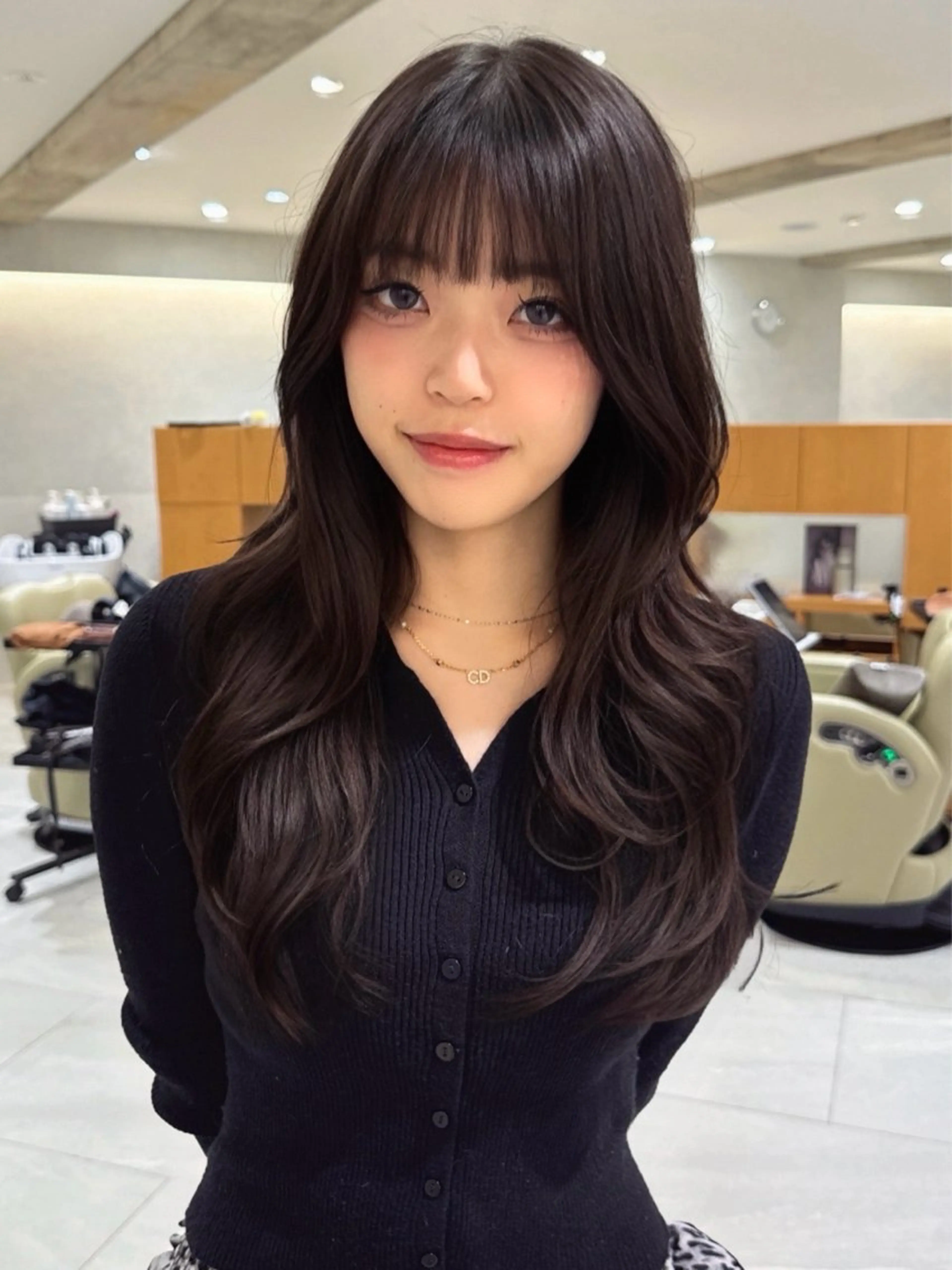 ロング カット ヘアカラー トリートメント MISATO THIRD SHOPのヘアスタイル