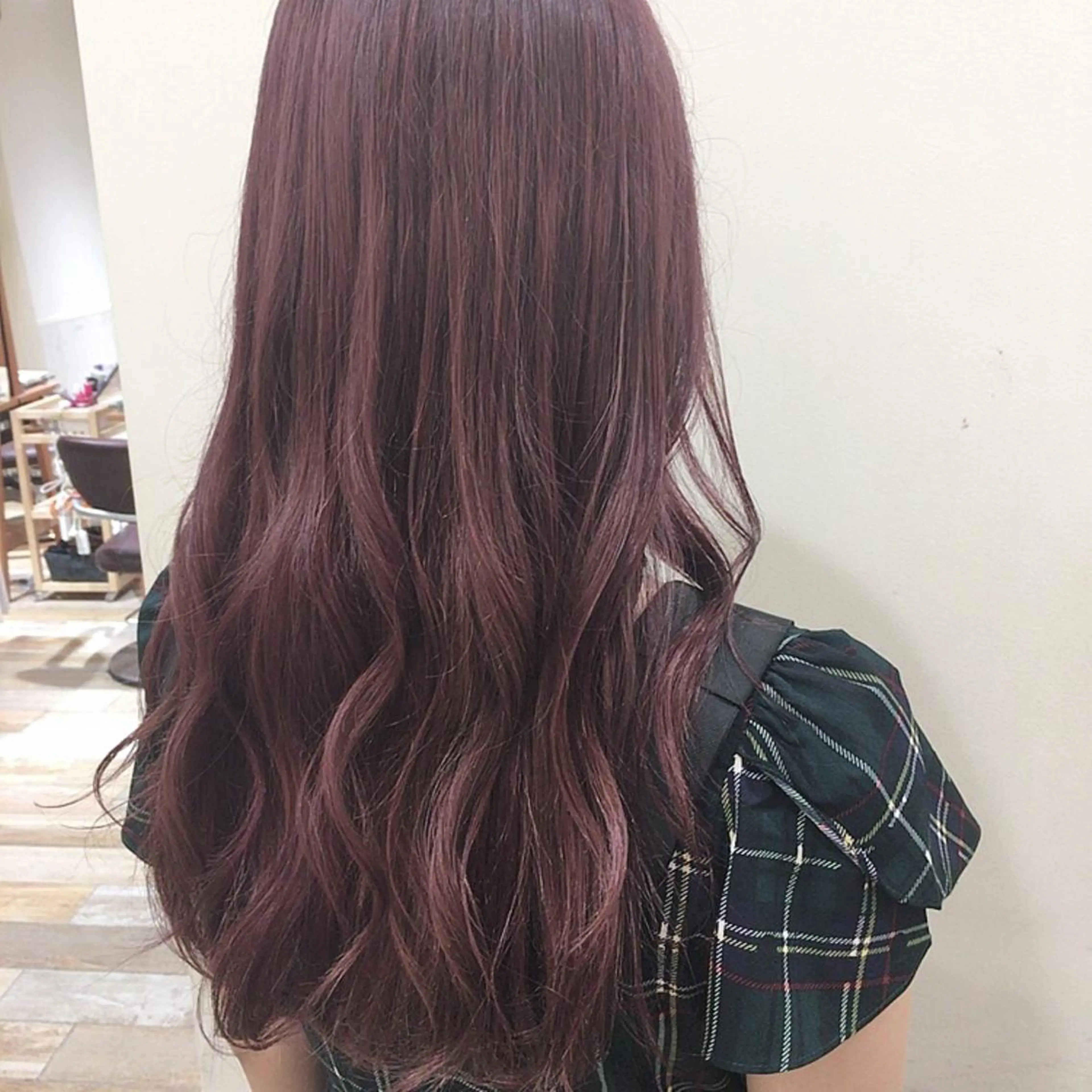 カラー ブリーチ ラベンダーカラー ラベンダーピンク ピンクカラー 艶カラー/韓国風ヘア 💎shioneのヘアスタイル