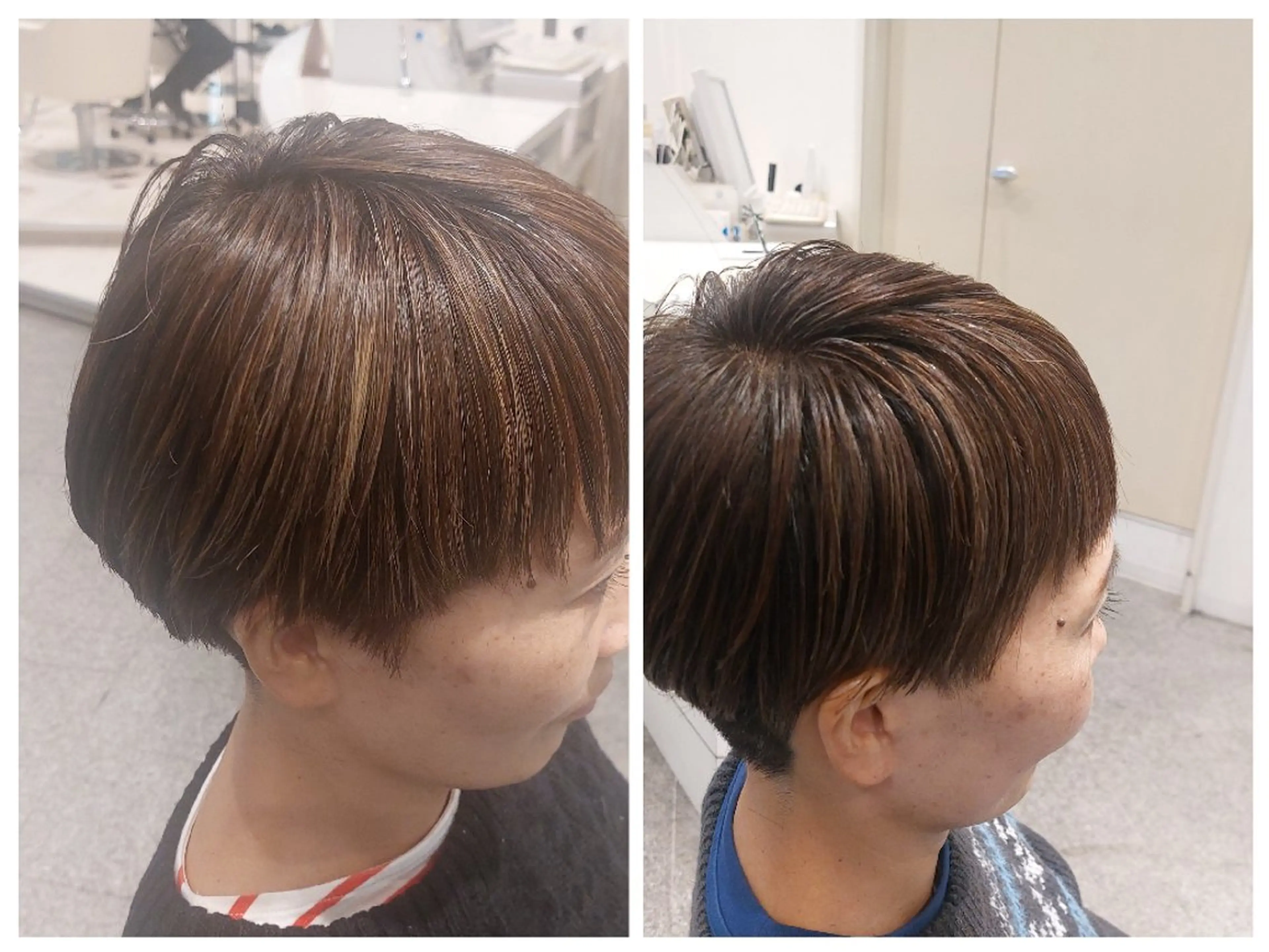 ショート カラー ハイライトカラー ハイライト ヘアカラー balance  大宮のヘアスタイル