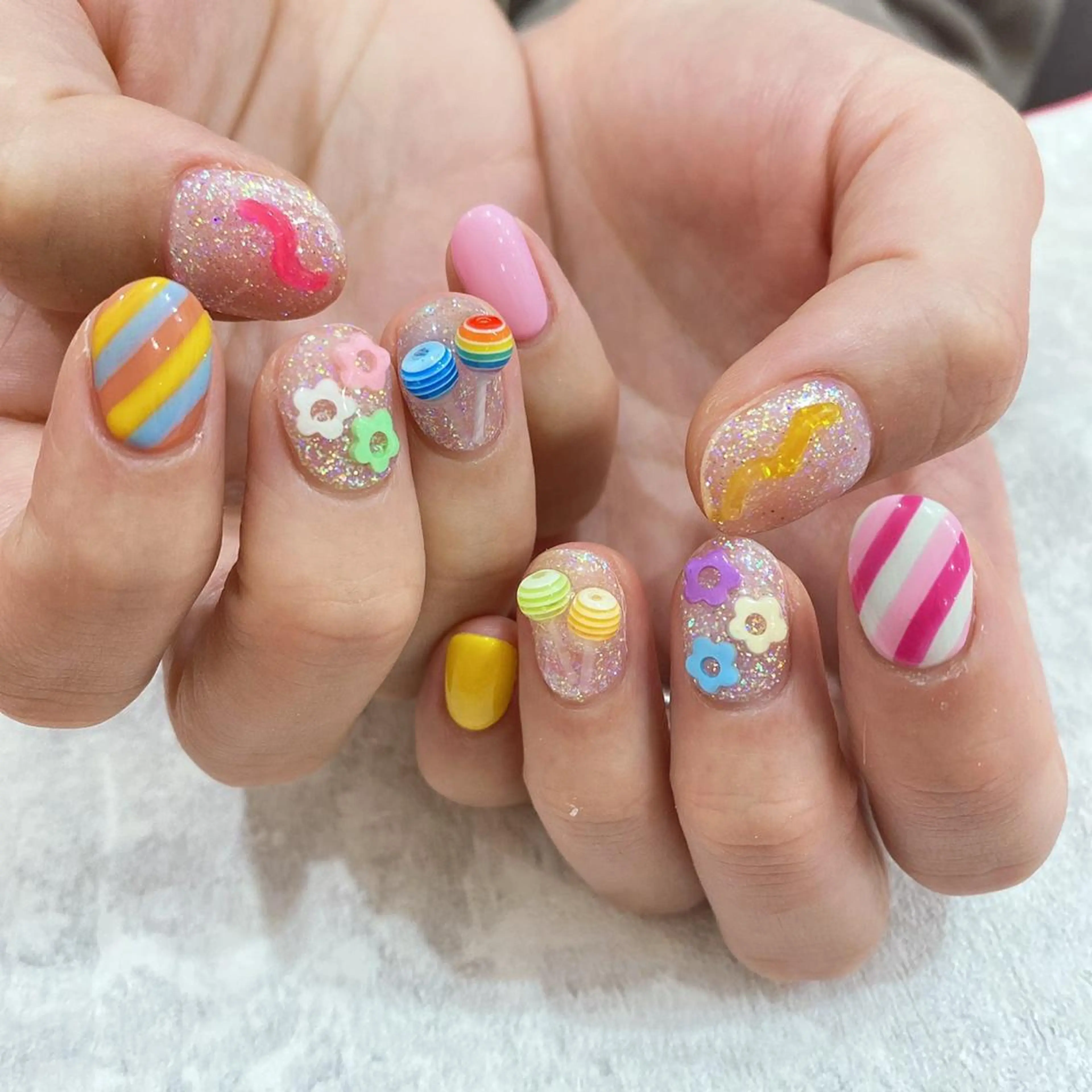 ミディアム ネイル cho nailのネイルデザイン