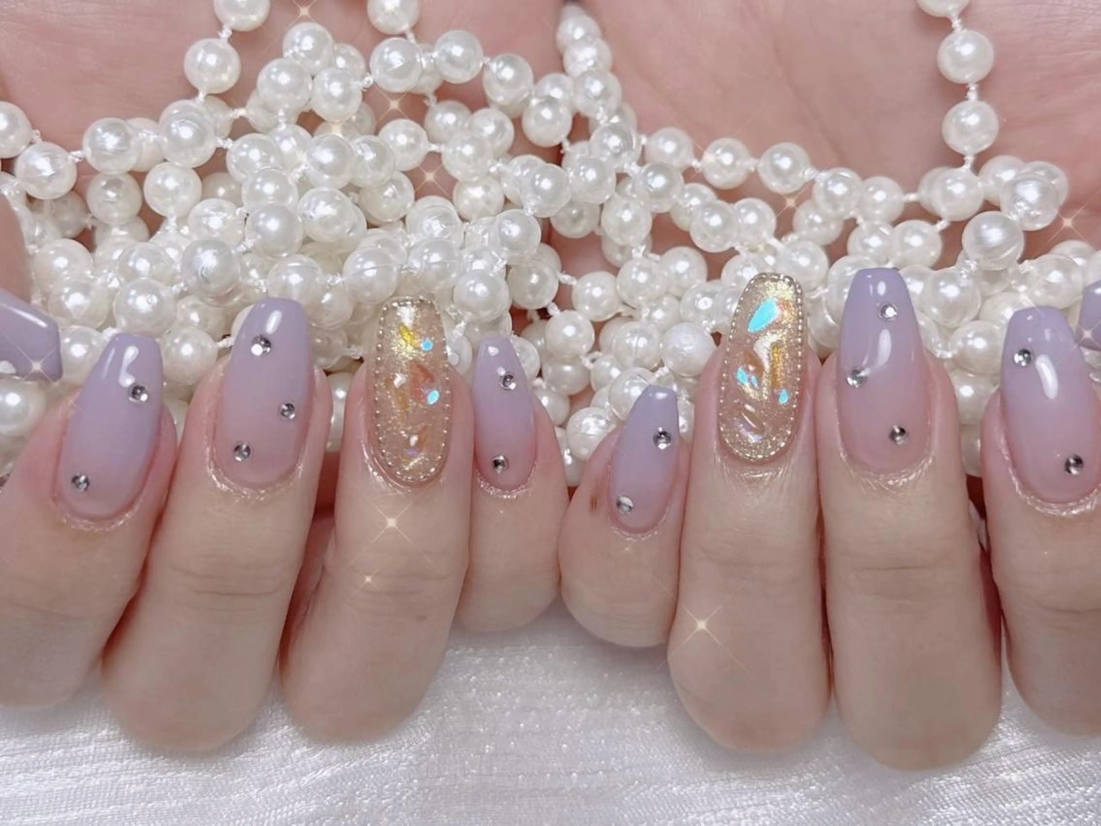 ネイル ハンドネイル 🦋桃子 🦋のネイルデザイン