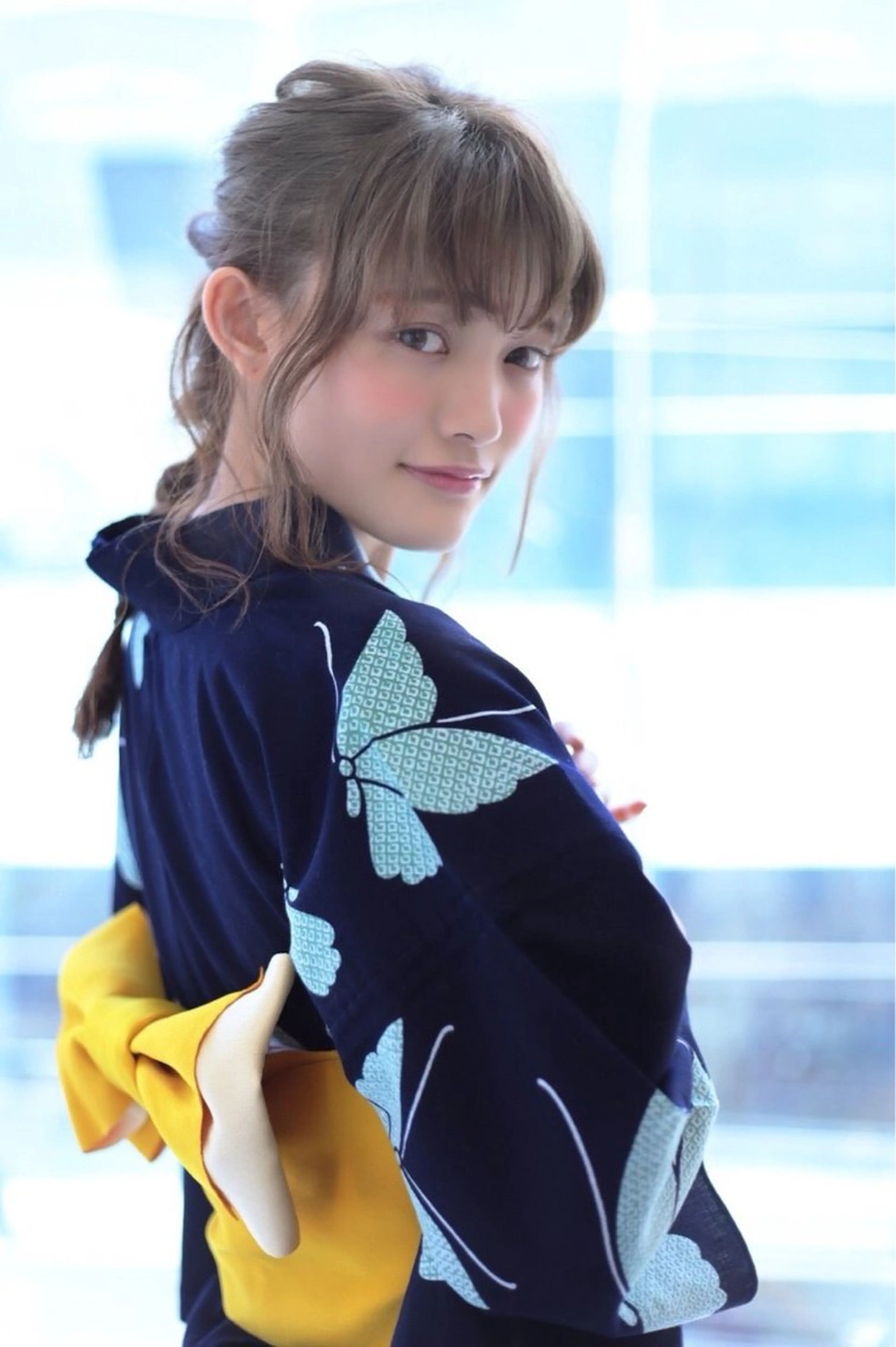 ミディアム ヘアアレンジ 浴衣 ショートカット 💎ゆうき💎のヘアスタイル