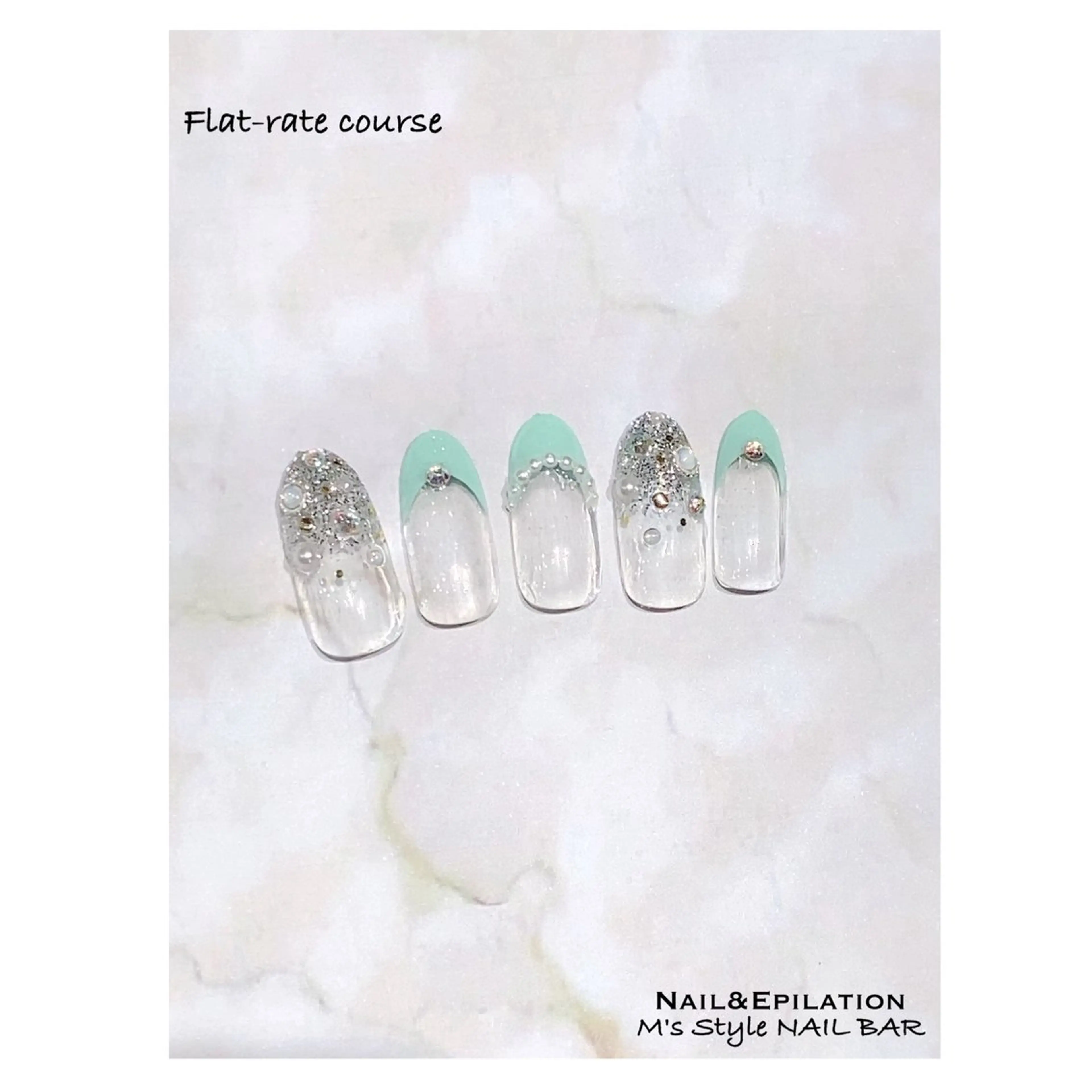 ネイル 成人式 フットネイル フレンチネイル ジェルネイル 韓国ネイル ハンドネイル M's Style NAIL BARのエステ・リラクイメージ