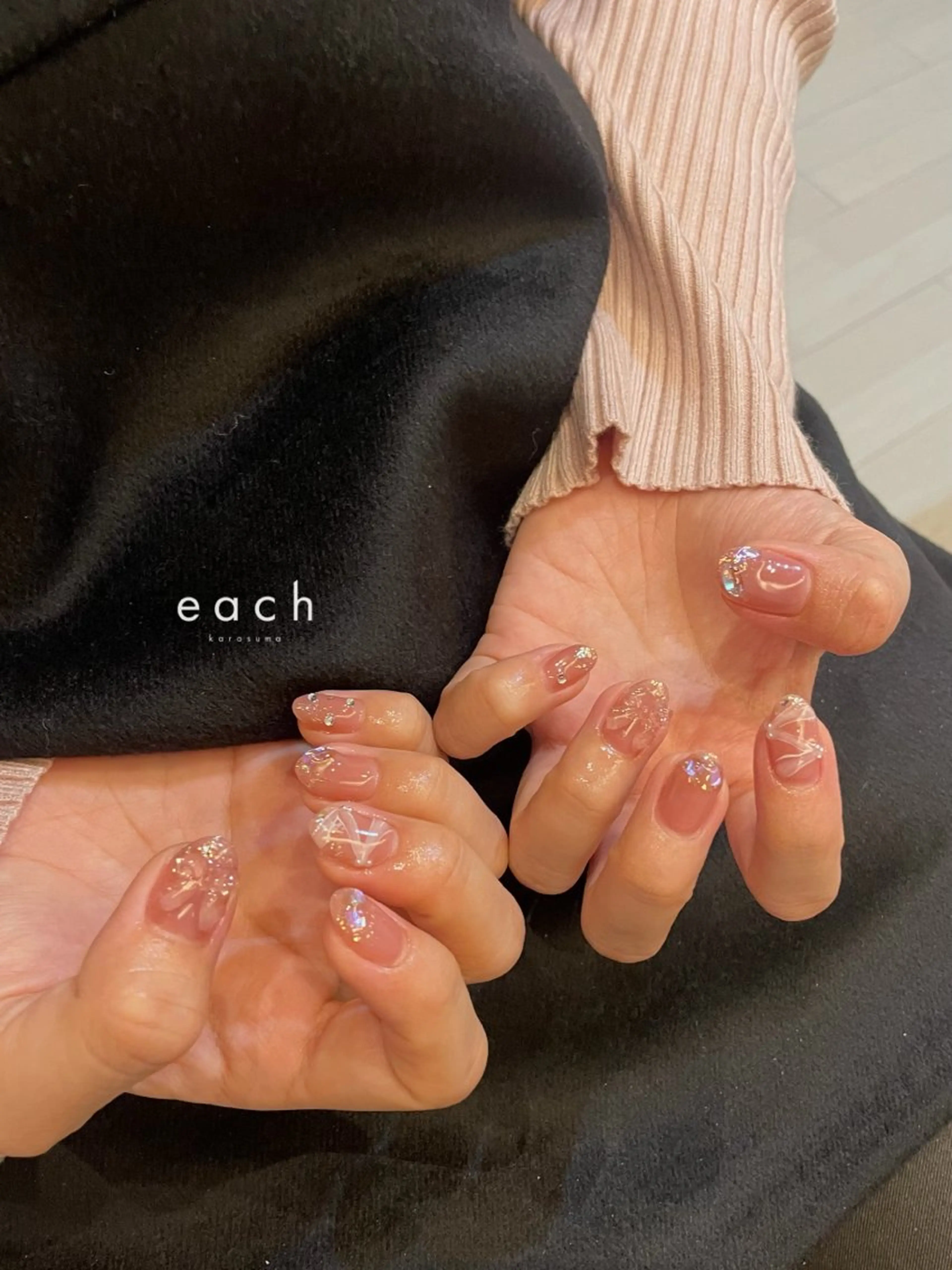 ネイル ハンドネイル each lucaのネイルデザイン