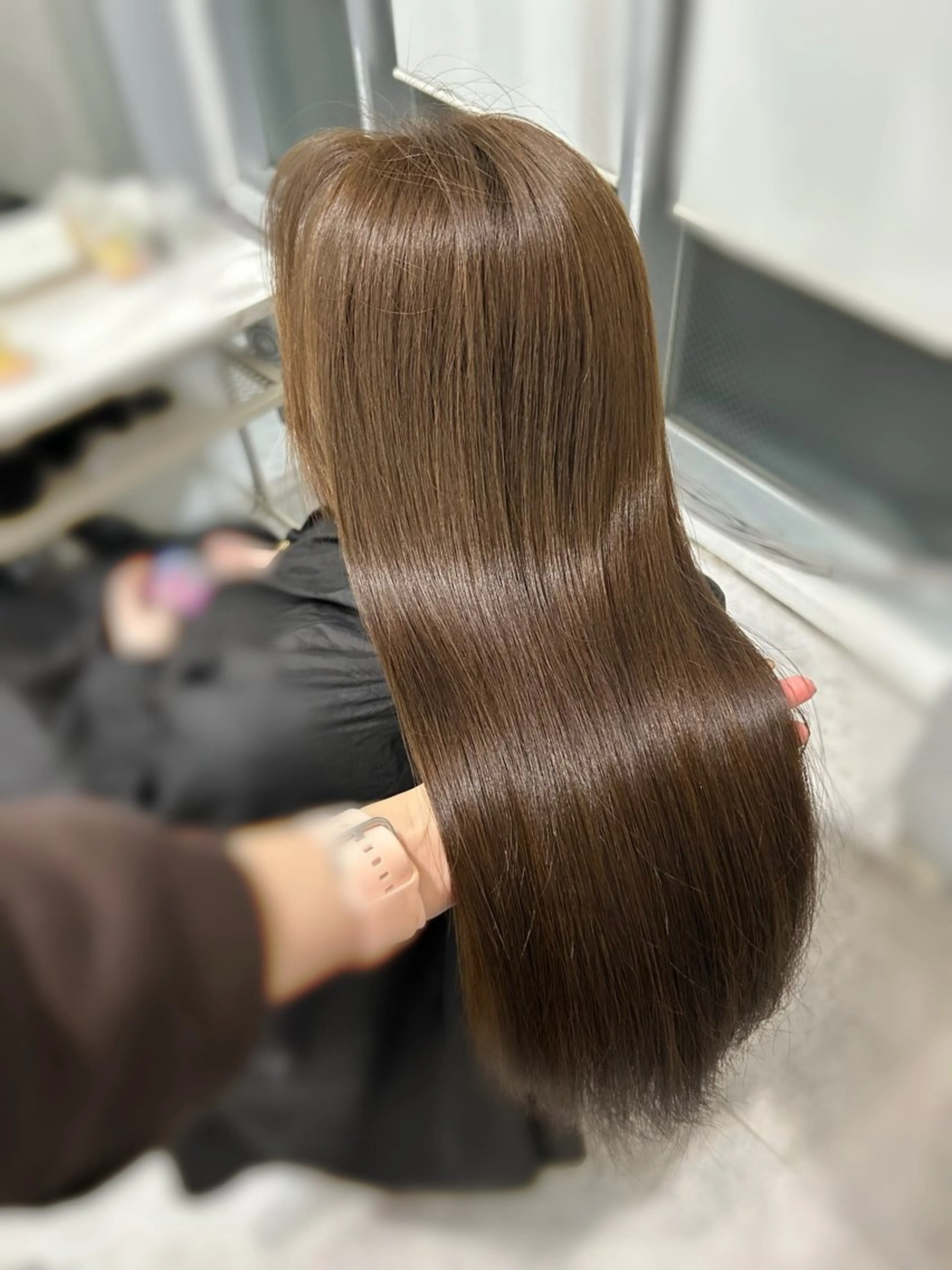 ロング ヘアカラー トリートメント ヘアセット Sakura❤︎/ 透明感カラーのヘアスタイル