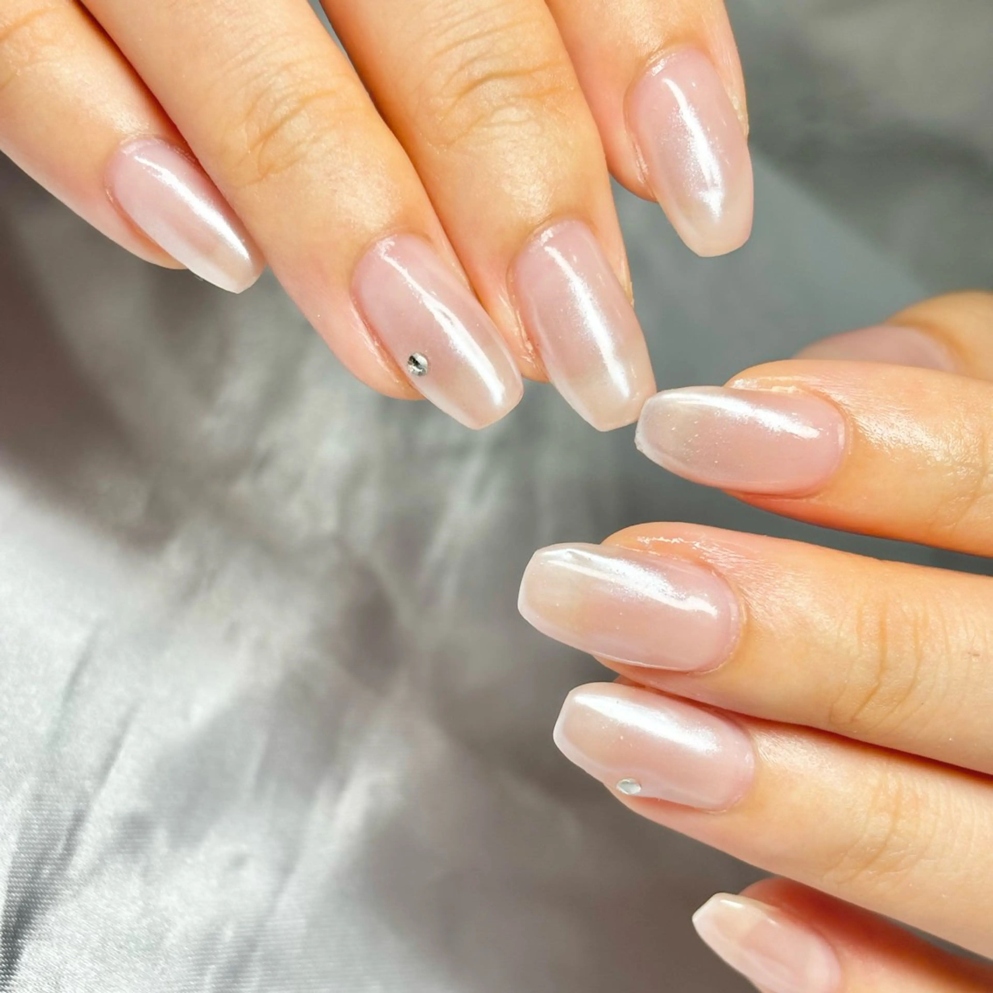 メンズ ネイル グラデーション ハンドネイル ハンドケア nail&eye Aoのマツエク・マツパデザイン