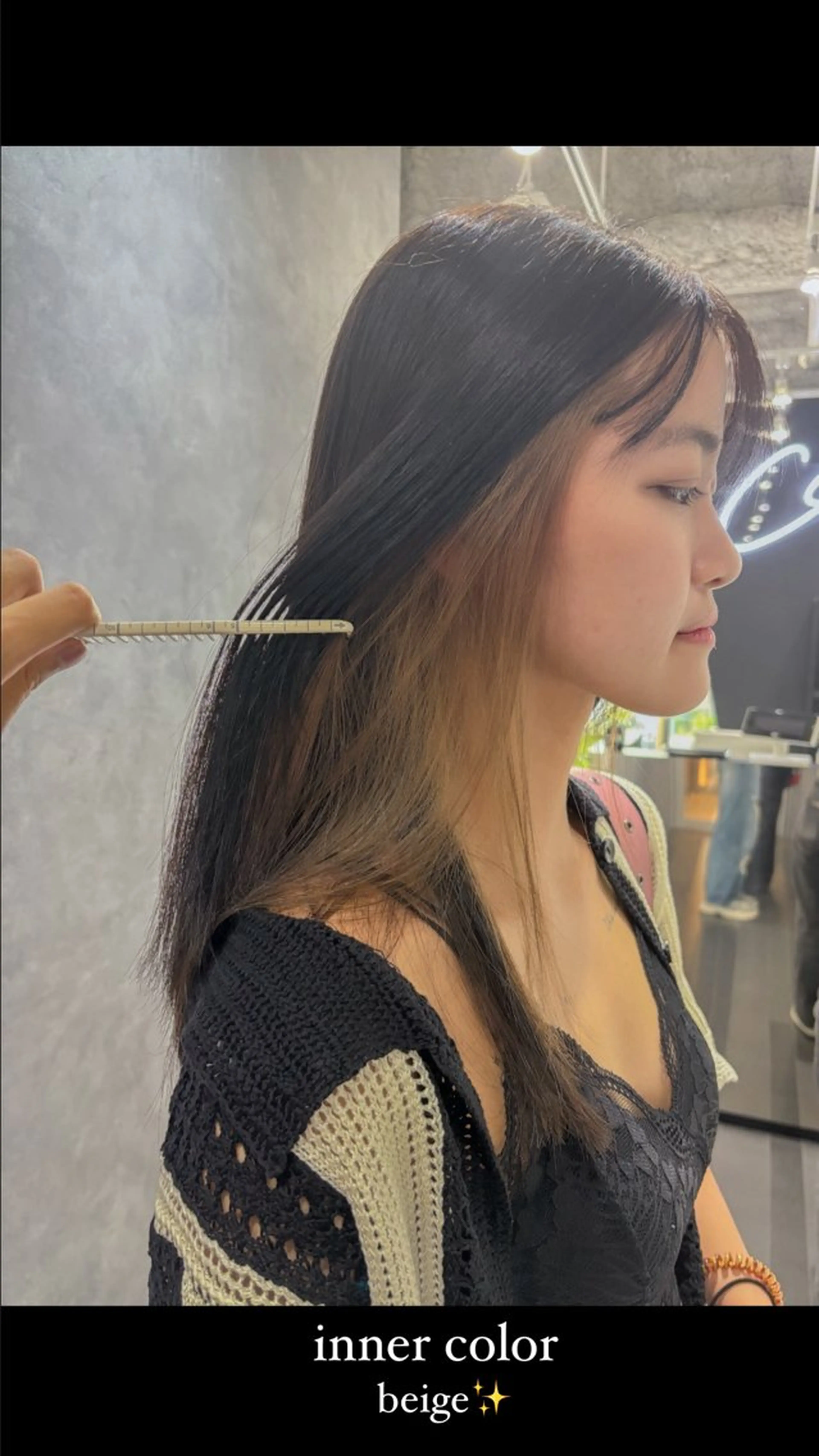 ロング カラー CS made by SHACHU 栄所属・山田 瑛司のヘアスタイル