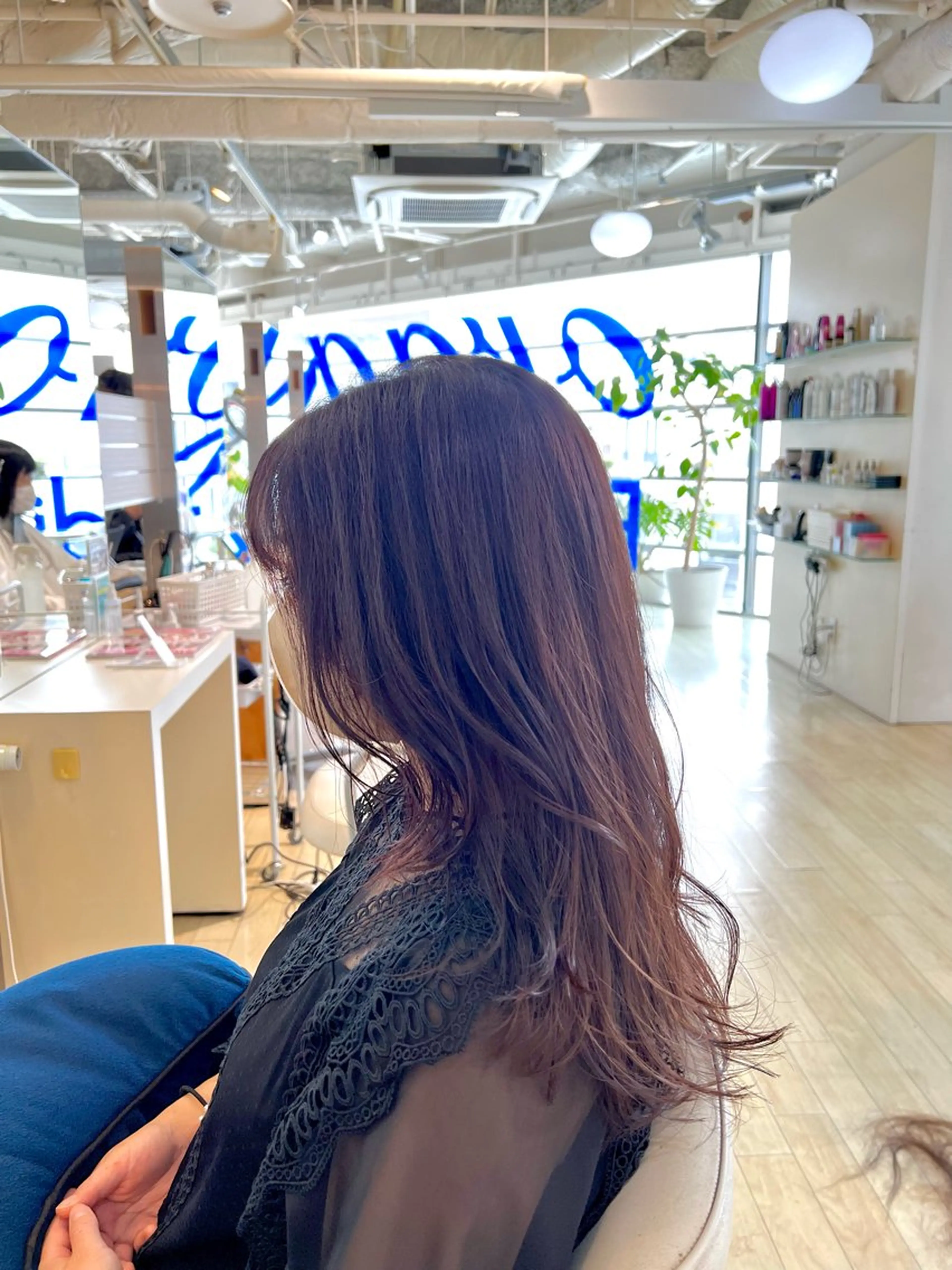 ロング 顔まわりレイヤー 顔周りカット レイヤーカット 田上 斗空 モデル募集✂️のヘアスタイル