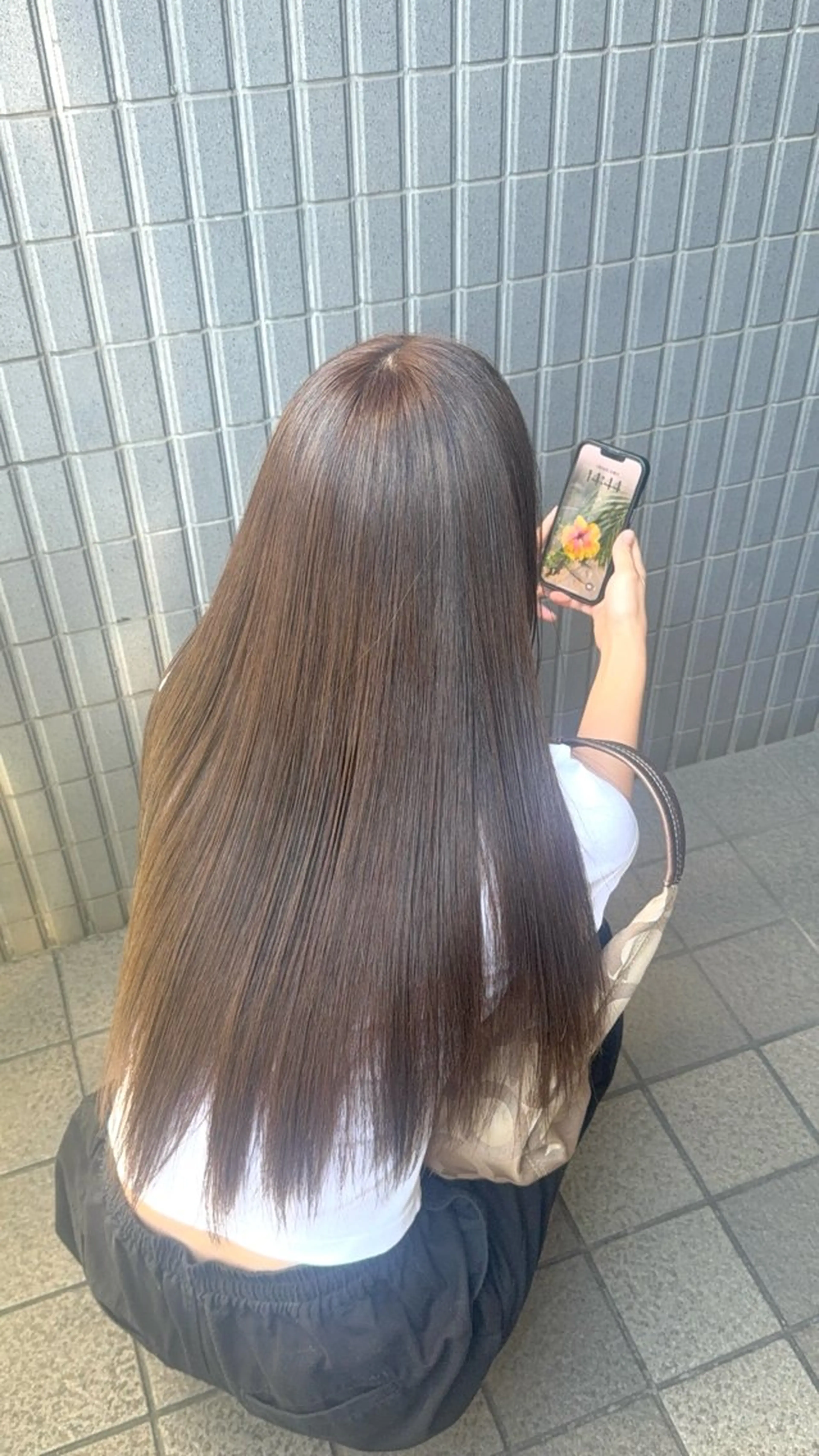 ロング トリートメント ヘアカラー トリートメント 艶髪カラー🩷 石川町SAYA🍀のヘアスタイル