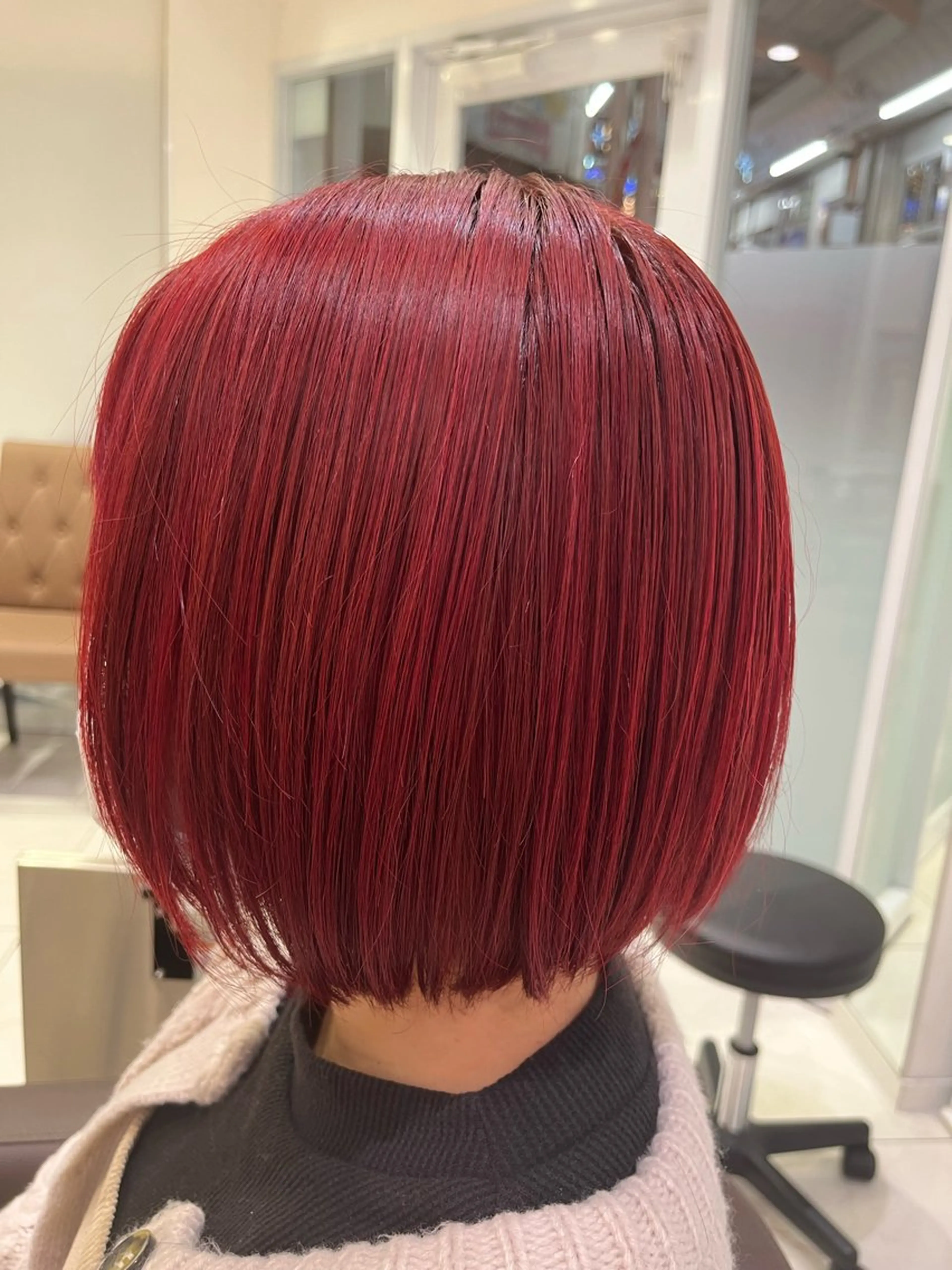 ミディアム カラー ブリーチ 伊佐 愛のヘアスタイル
