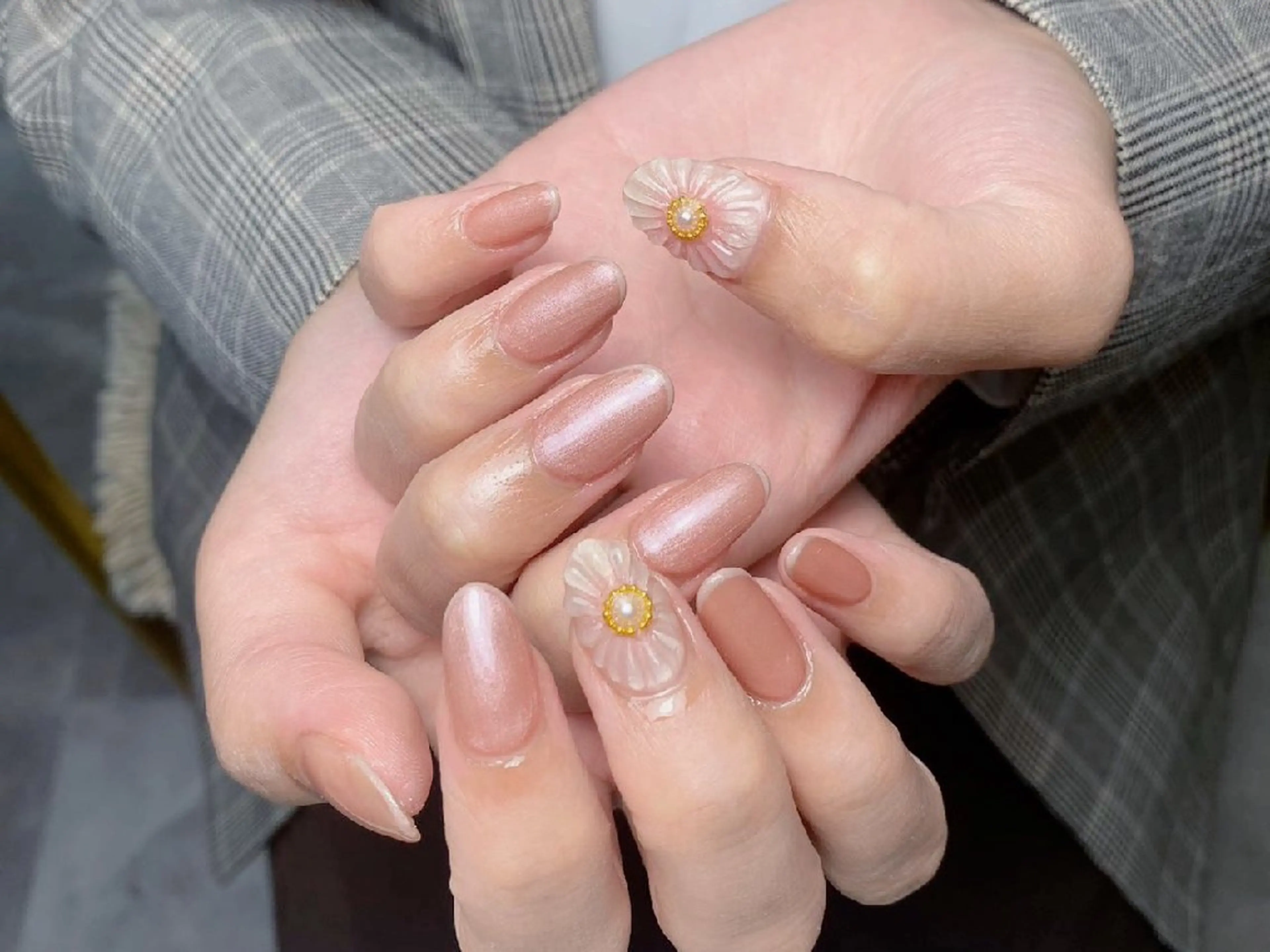 ネイル フレンチネイル 持ち込み ハンドネイル UM Nail Salonのネイルデザイン