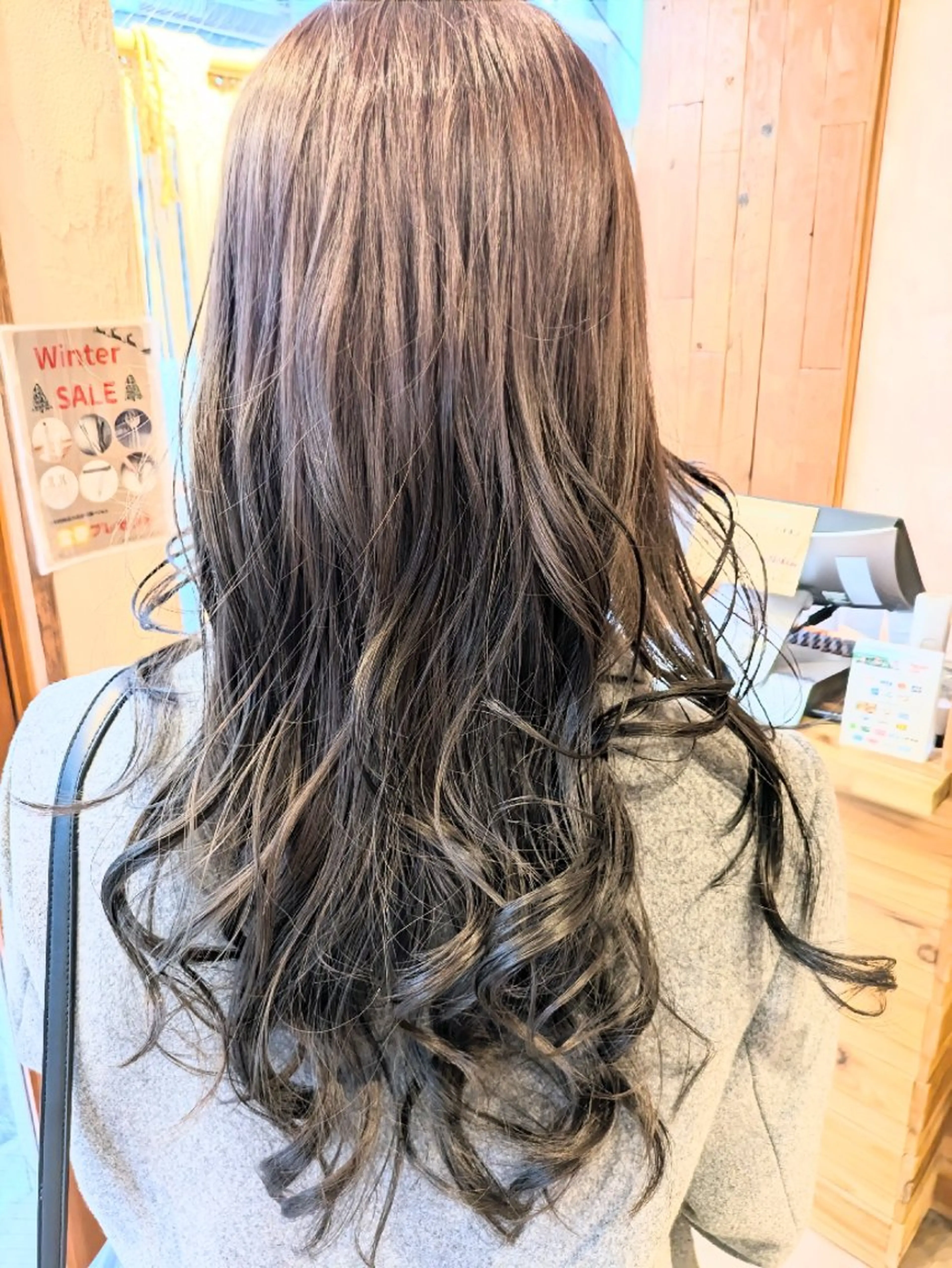 カット+馴染ませカラーの写真