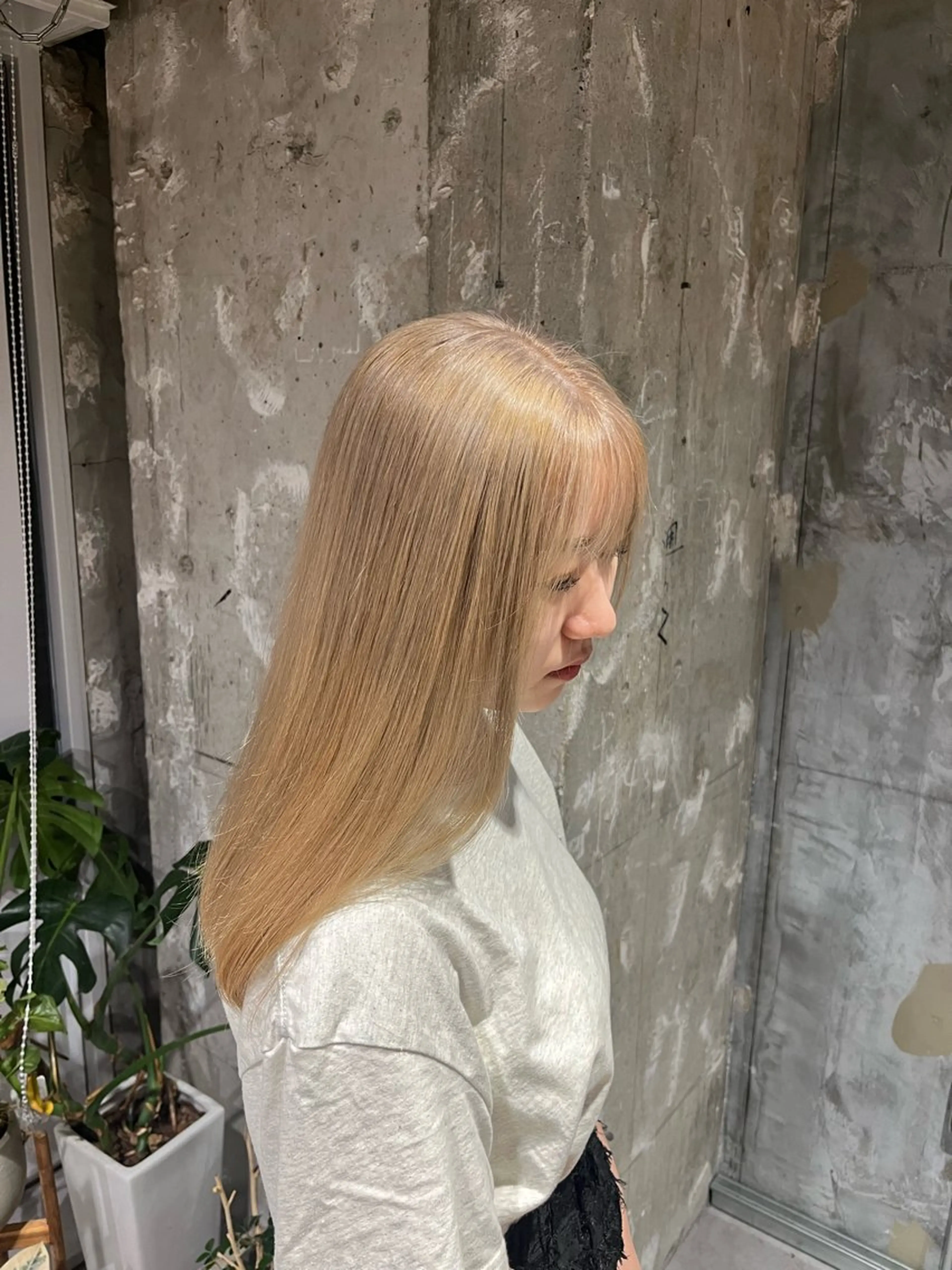 カラー ヘアカラー 相宮 優羽のヘアスタイル