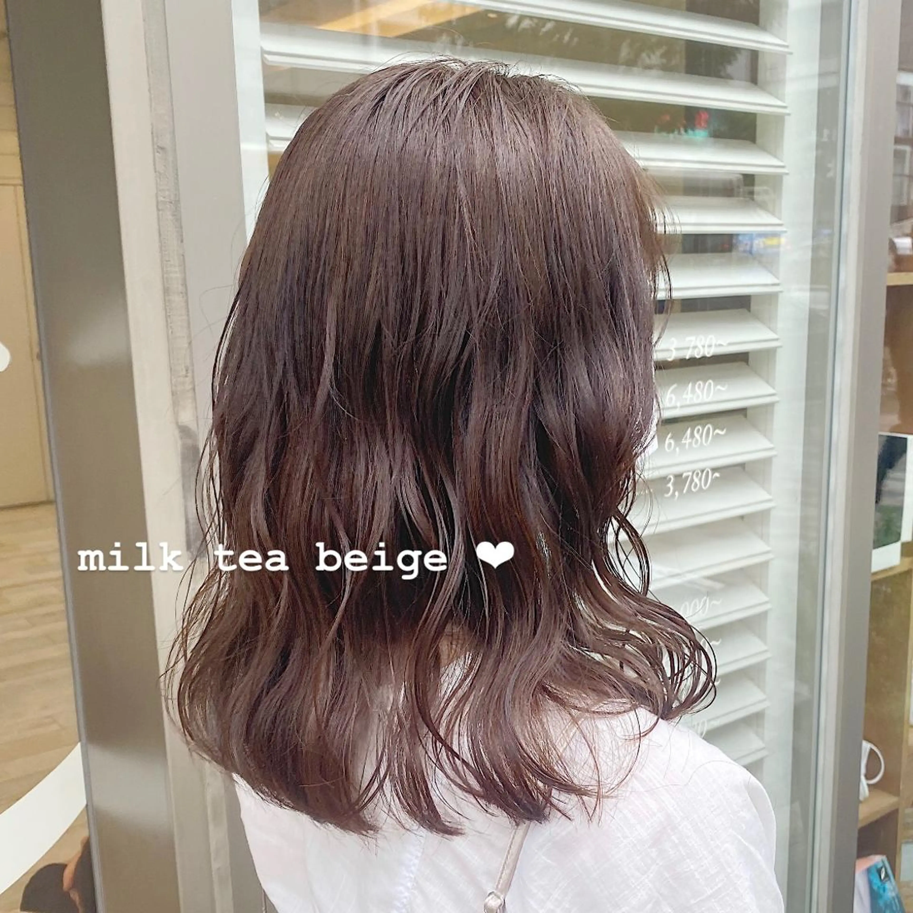 ミディアム carelly 成増店所属・ツカハラ　リリカ 👒柔らかカラー👒のヘアスタイル
