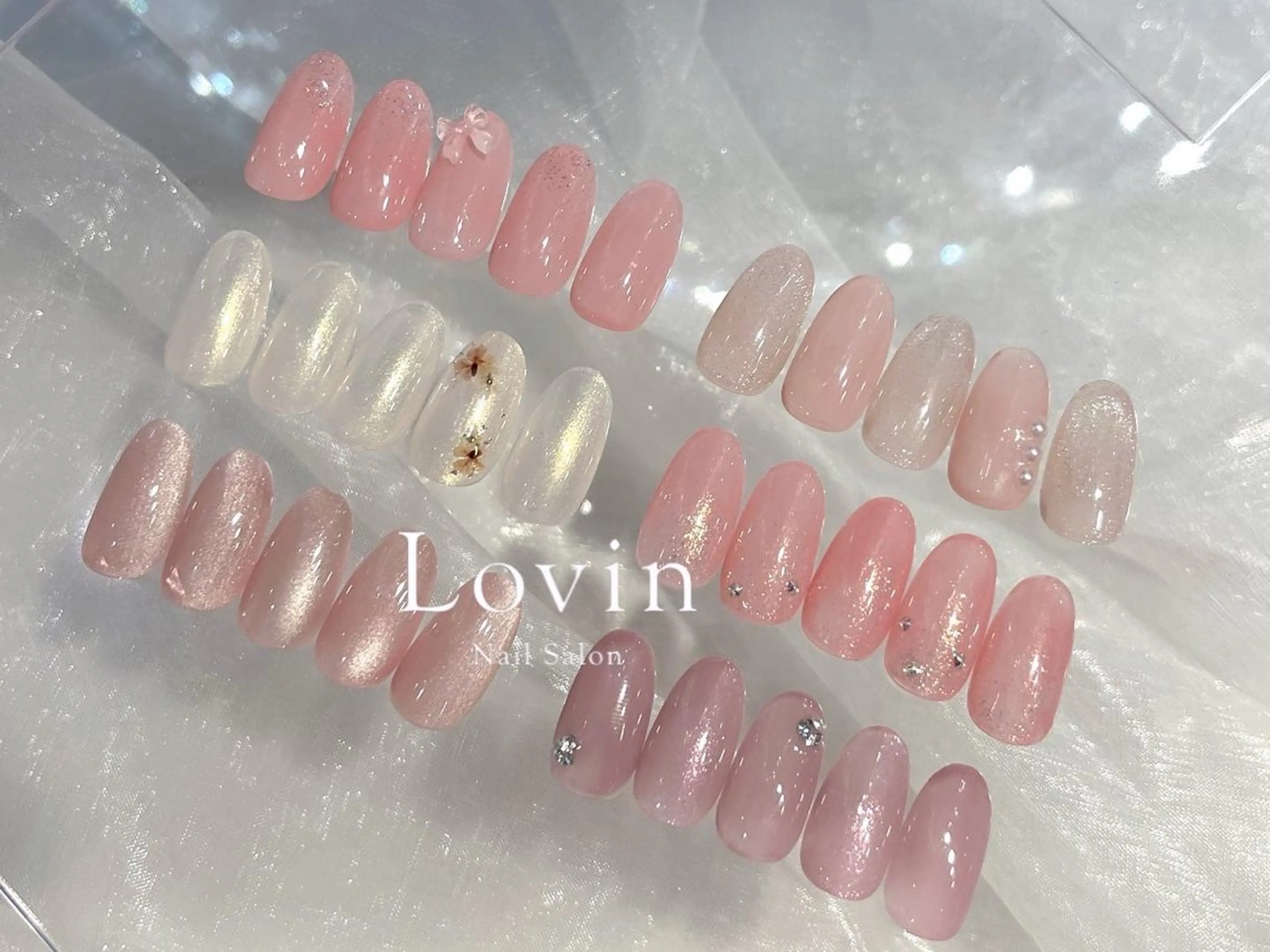 【パラジェル】オフ有り♥ シンプル＋定額デザイン♥ ラメ・パーツ追加可の写真
