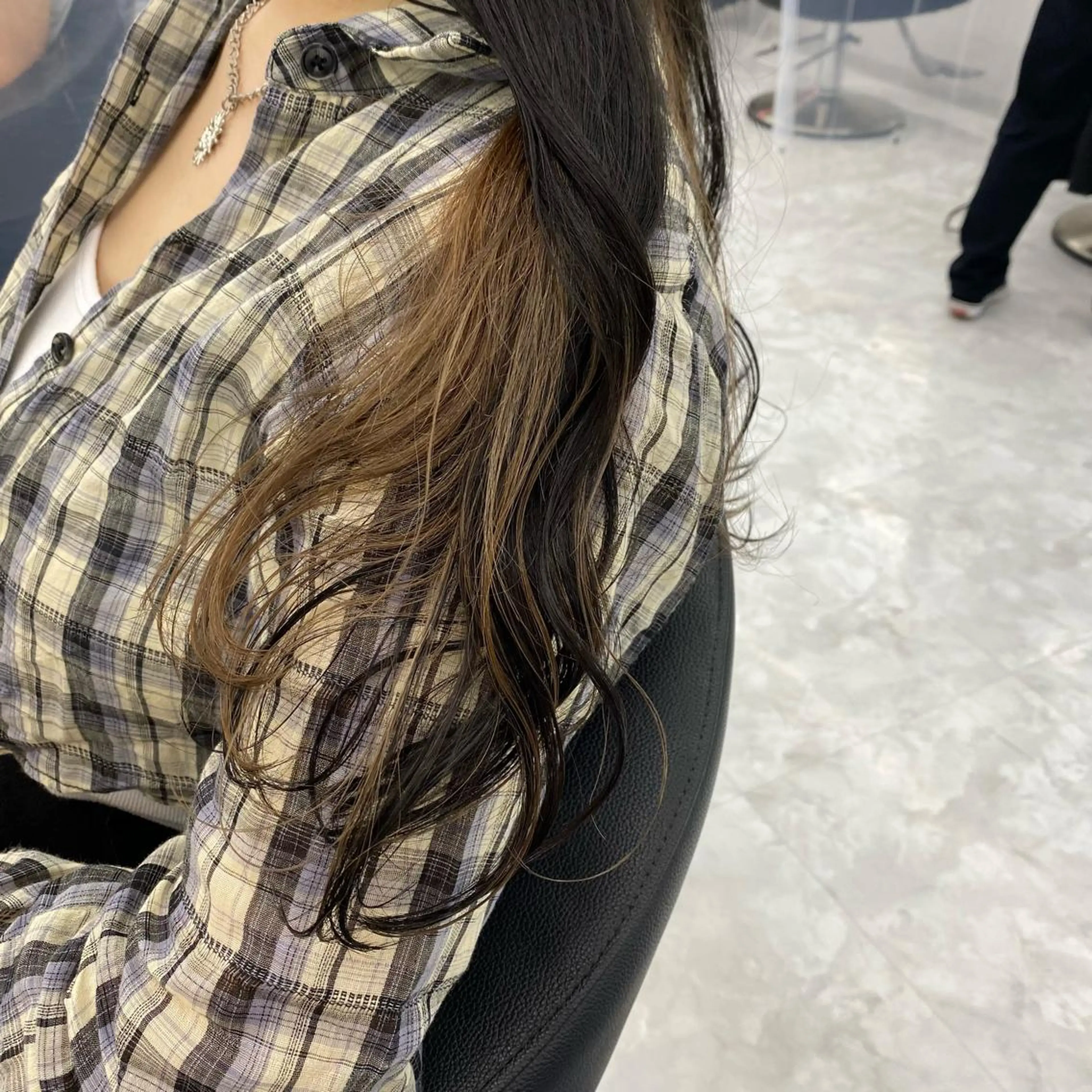 セミロング カラー ヘアアレンジ ヘアカラー トリートメント GOTODAY shair salon 横浜mare店所属・透明感抜群カラー mai🍑♡のヘアスタイル