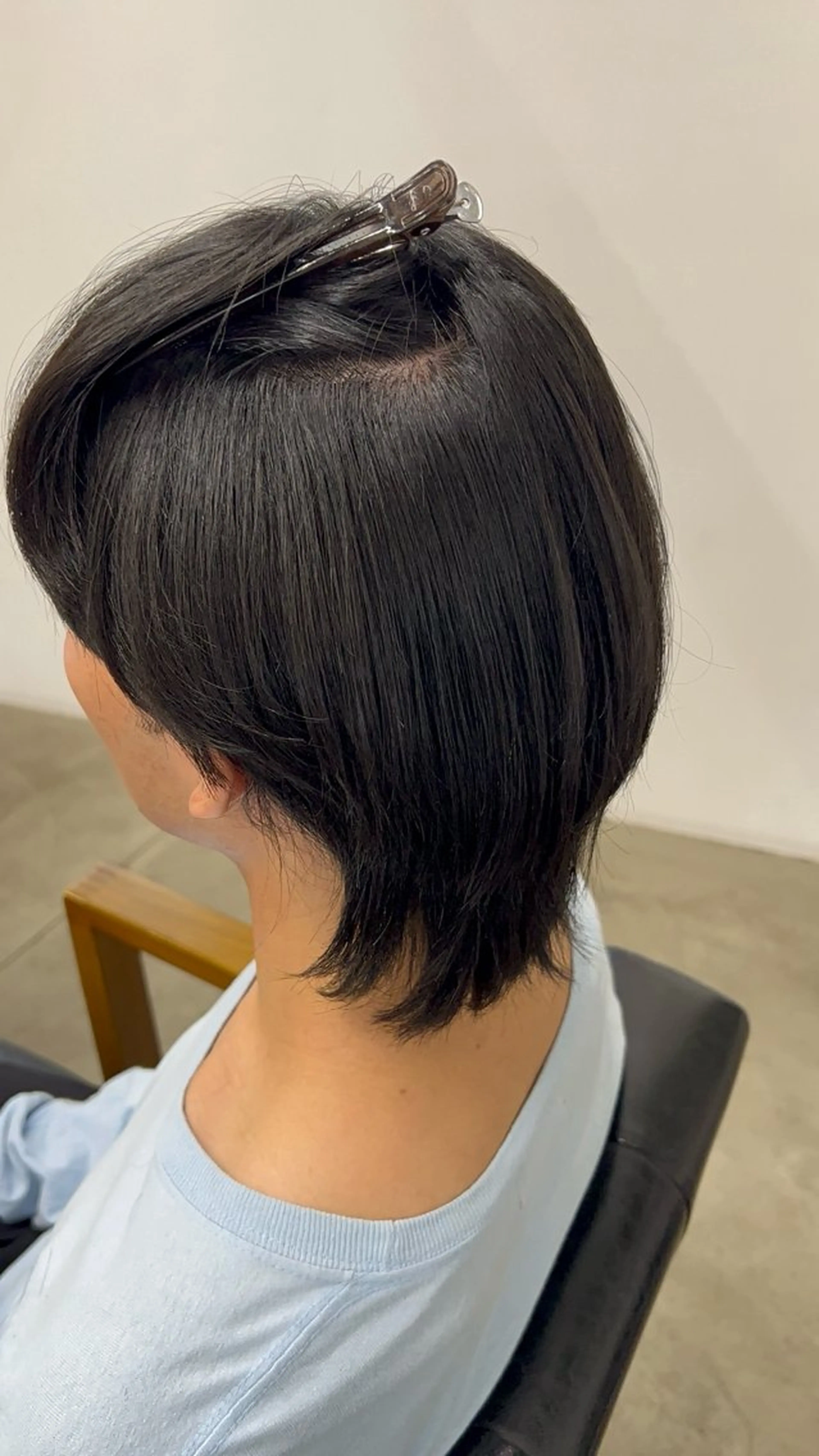 メンズカット+髪質改善ストレート【ピンピンにならない縮毛矯正】の写真