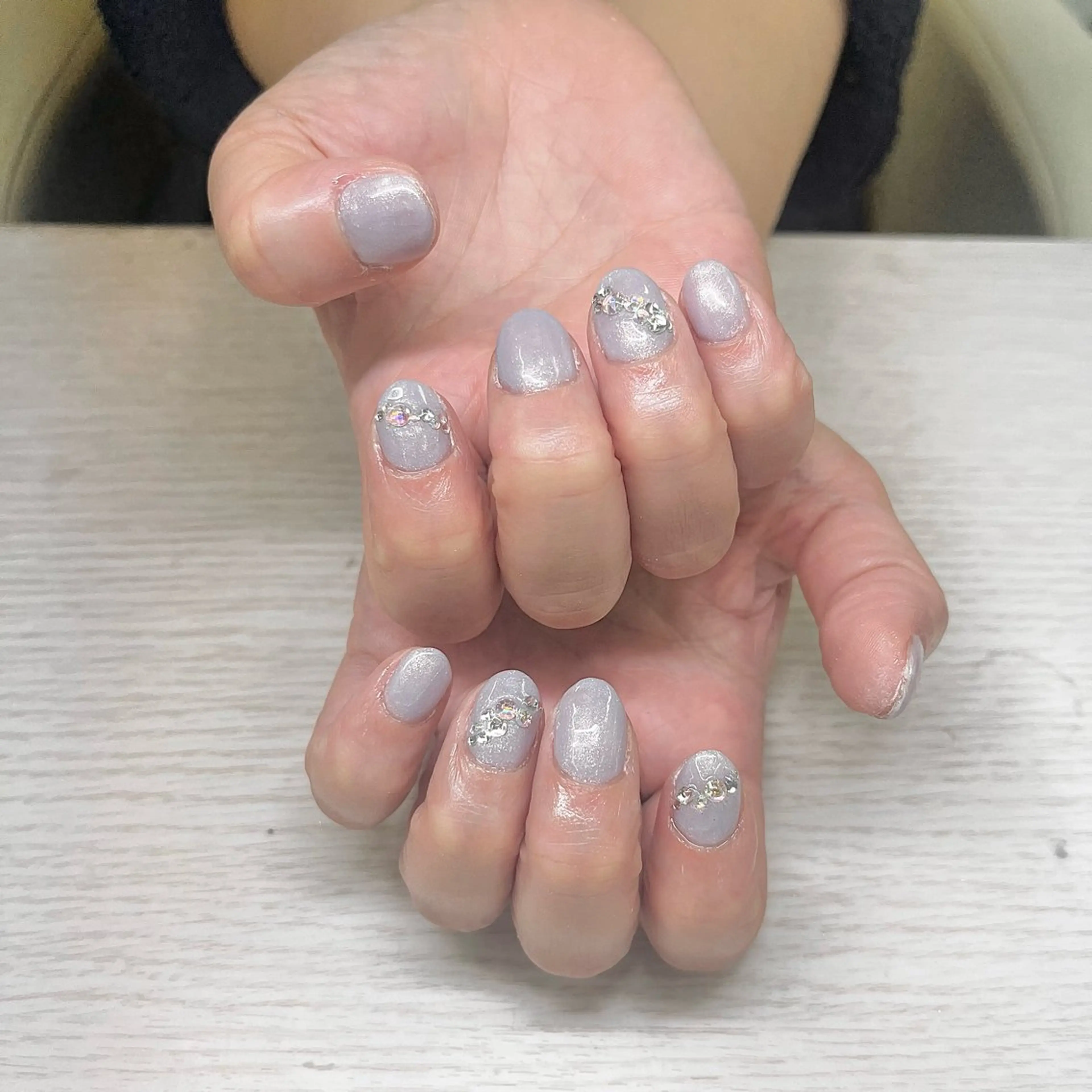 ネイル パープル TRU NAIL&EYE 本厚木店所属・TRU NAIL 本厚木 かなのネイルデザイン