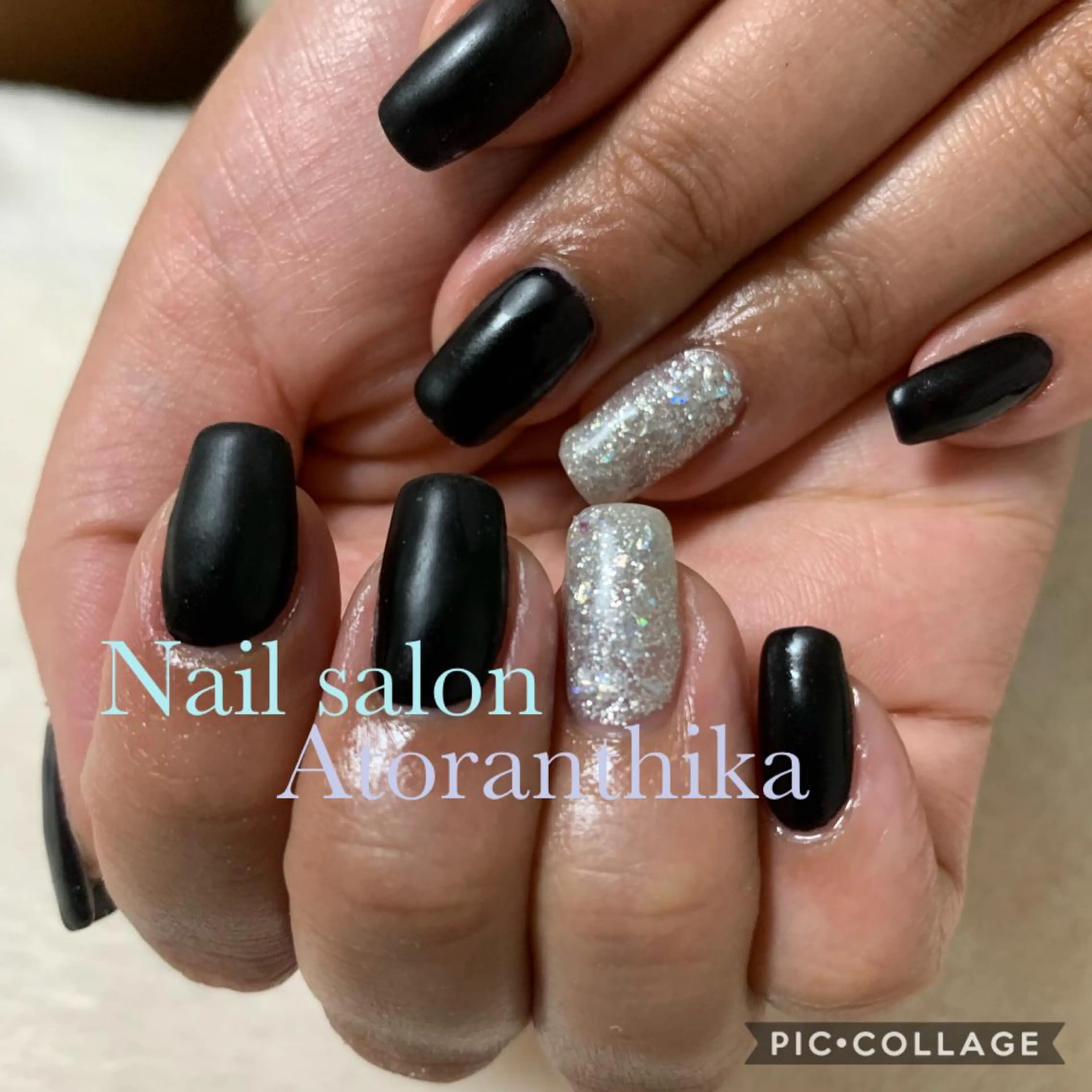 ネイル ラメ(グリッター) ハンドネイル Nail salon Atlantica所属・Nail salon ✩ アトランティカのネイルデザイン