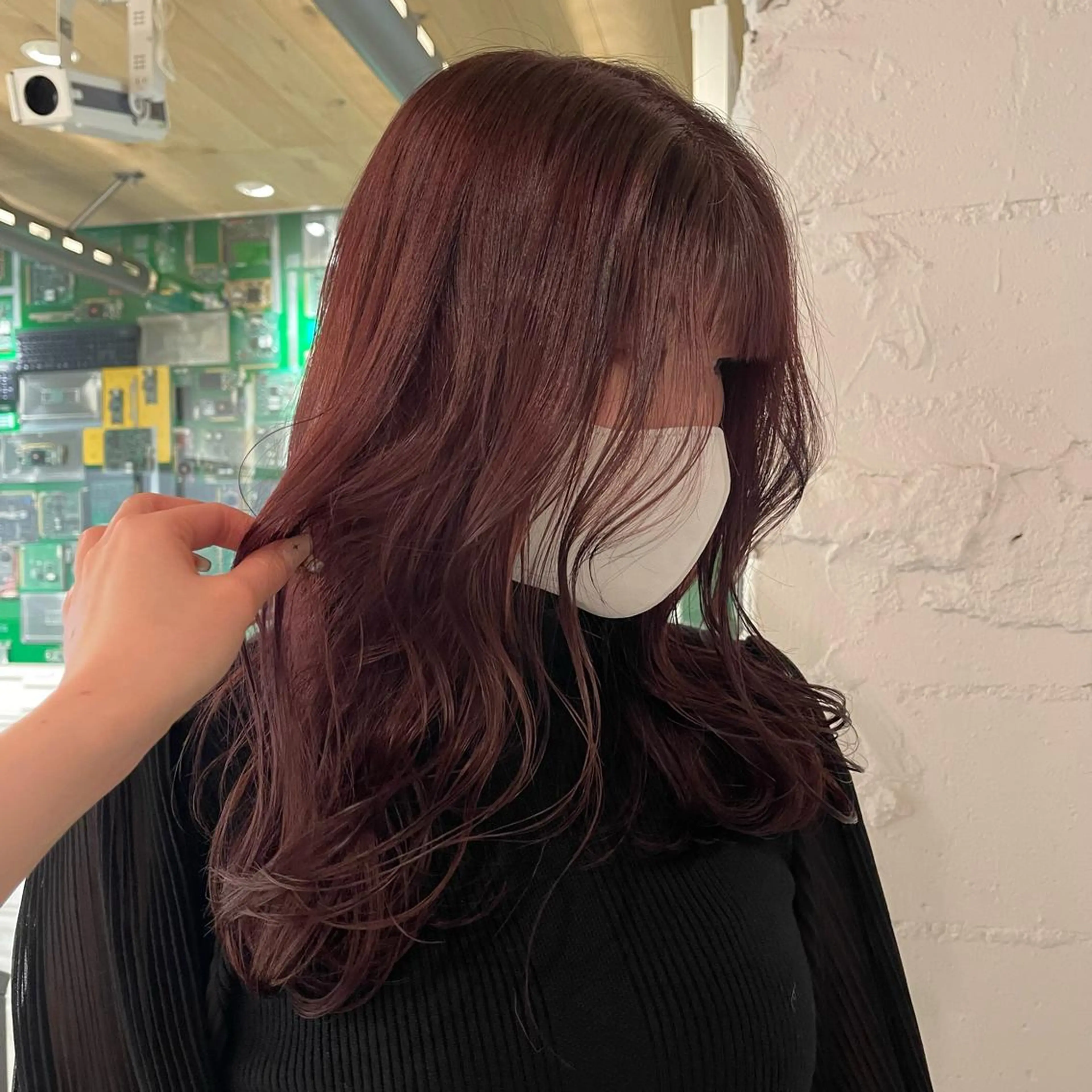 ロング カラー lunty miichiのヘアスタイル