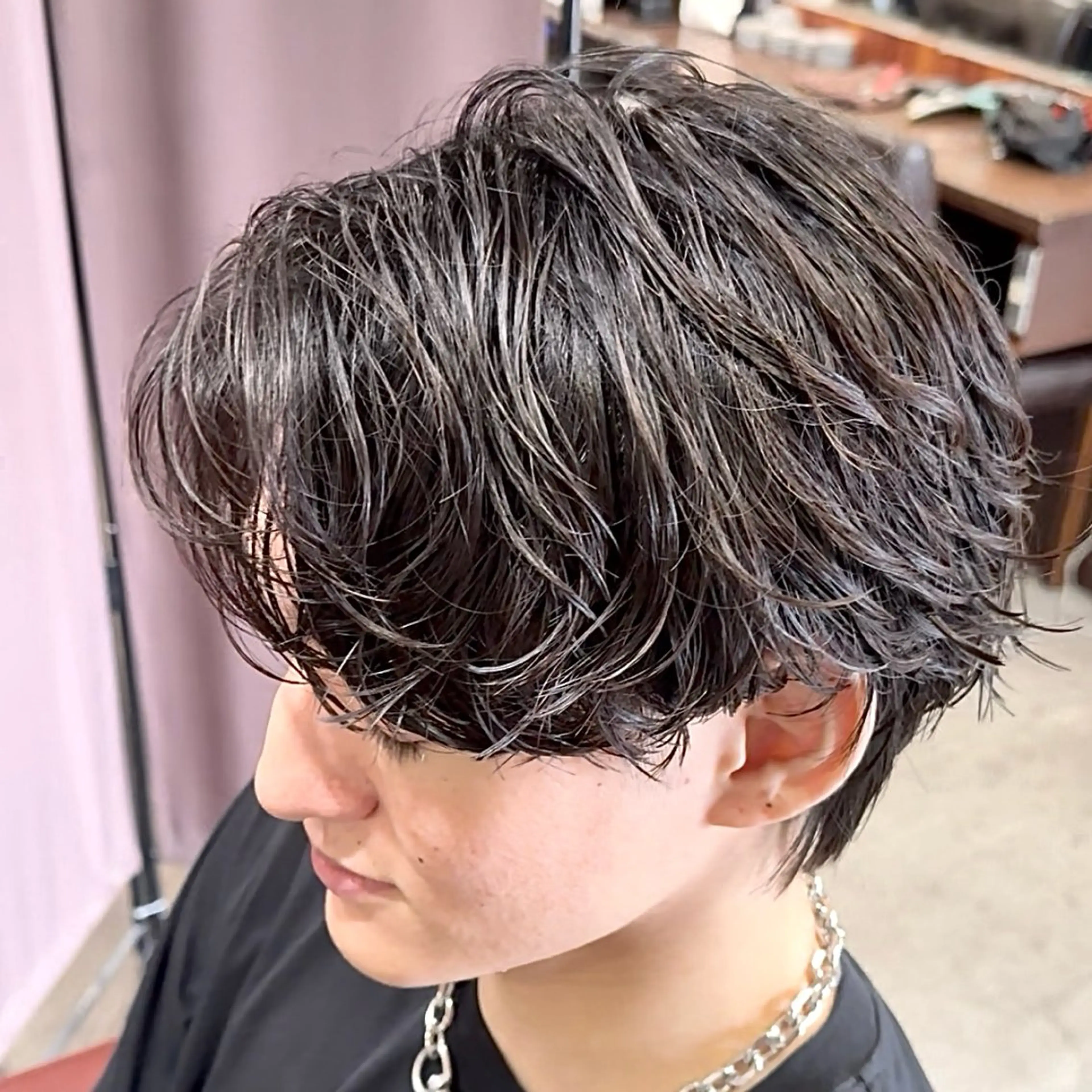 パーマ メンズ メンズパーマ カット パーマ メンズ特化|パーマ| RYUのヘアスタイル