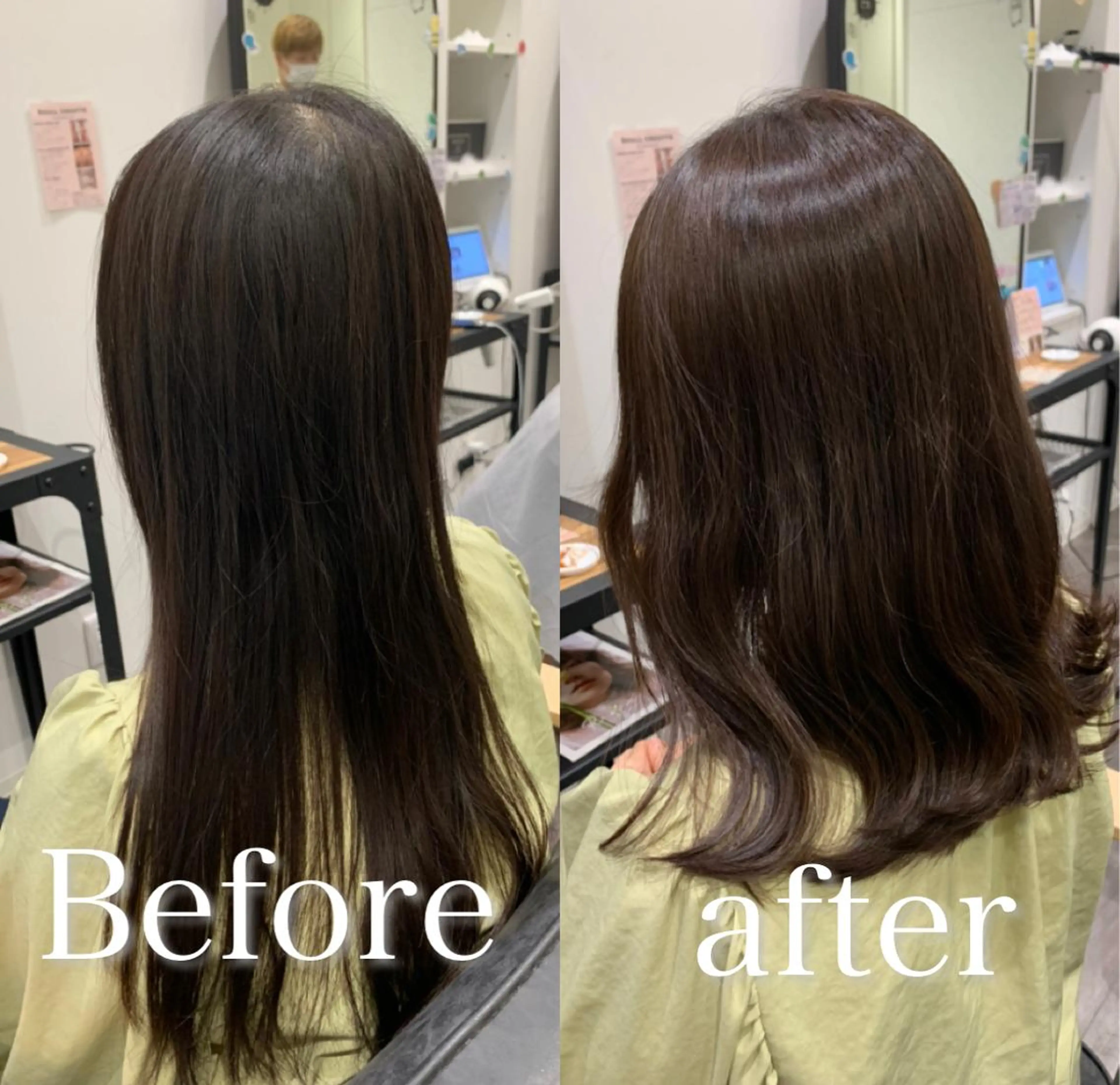 セミロング 【酸性ストレート】 宮下和明のヘアスタイル