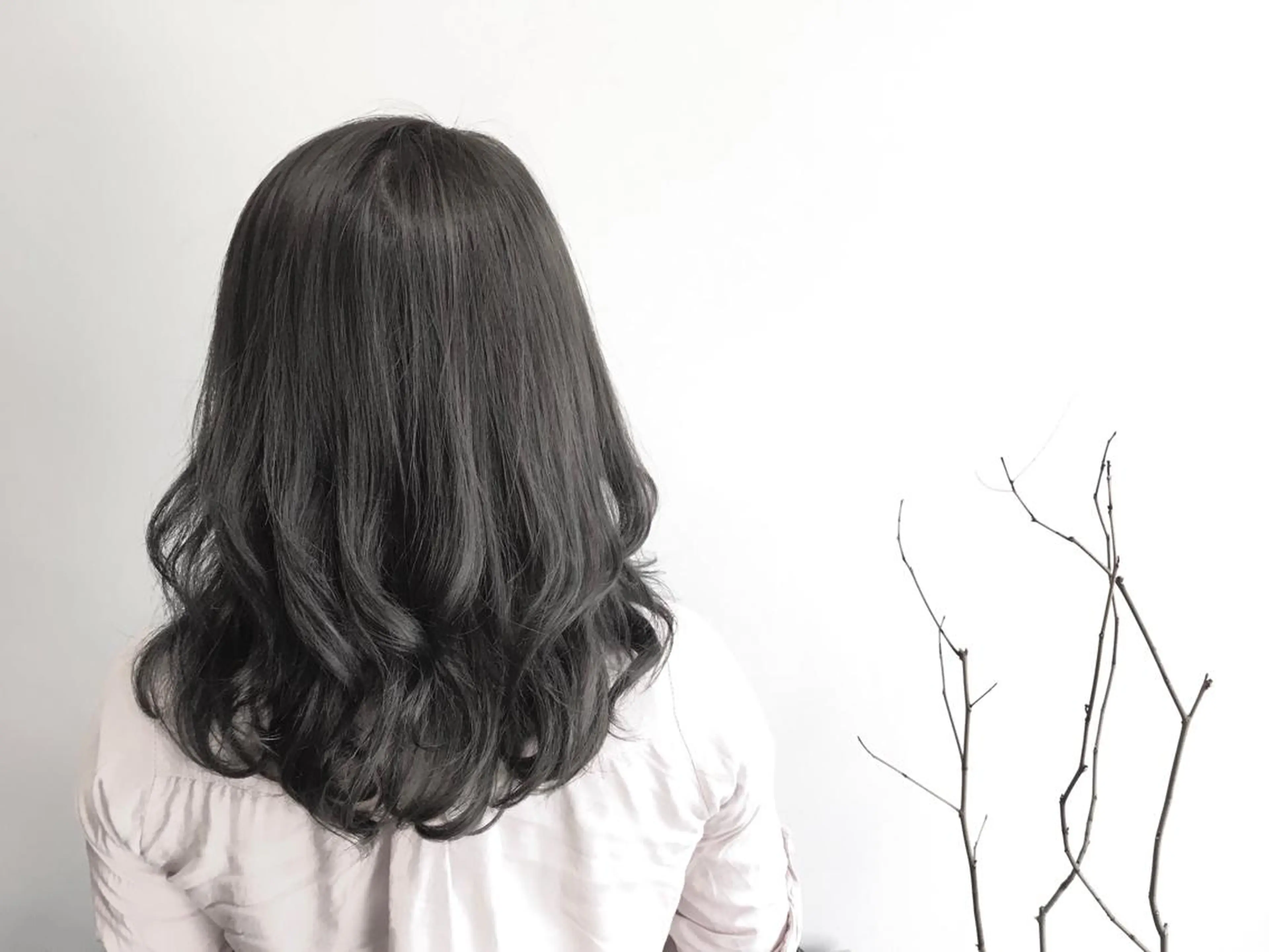 ロング カラー アッシュ てんま さやかのヘアスタイル