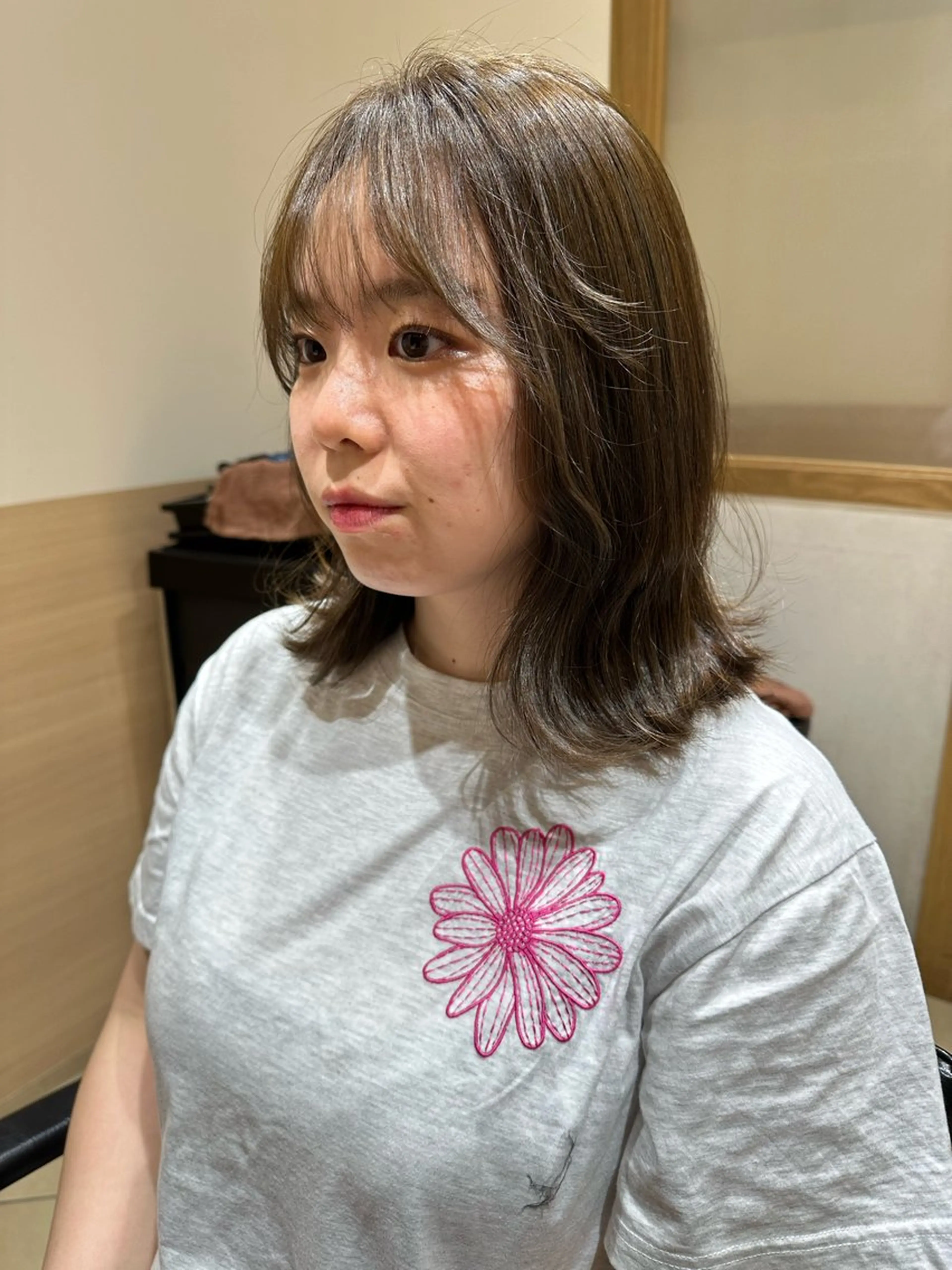 ショート カラー ブラウンカラー ケアカラー オリーブブラウン ピンクカラー ピンクブラウン カット ヘアカラー GO TODAY SHAiRE SALON所属・天野 瑠真のヘアスタイル
