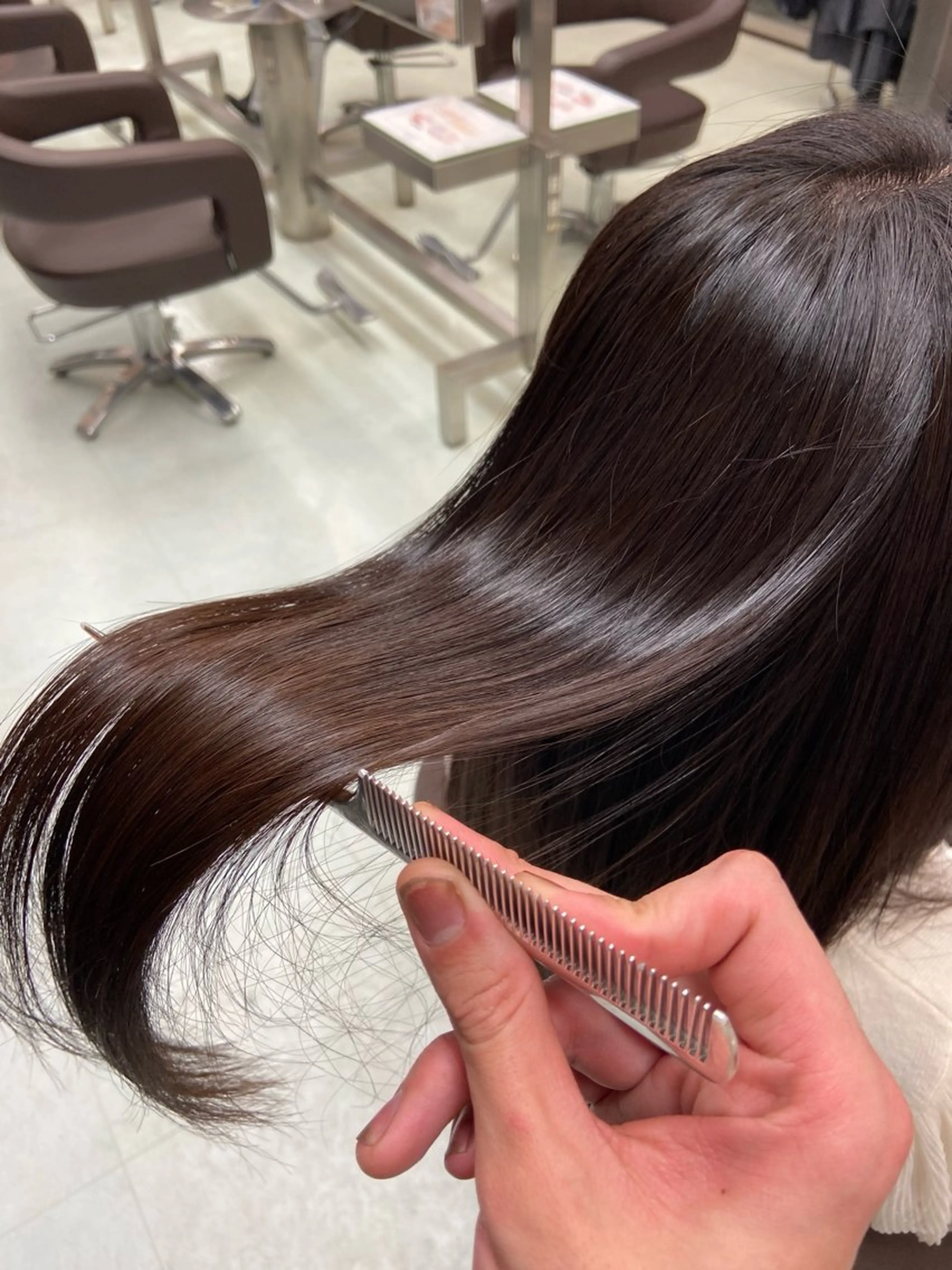 ミディアム 髪質改善 トリートメント 美髪矯正✨美髪特化 /新井優馬のヘアスタイル