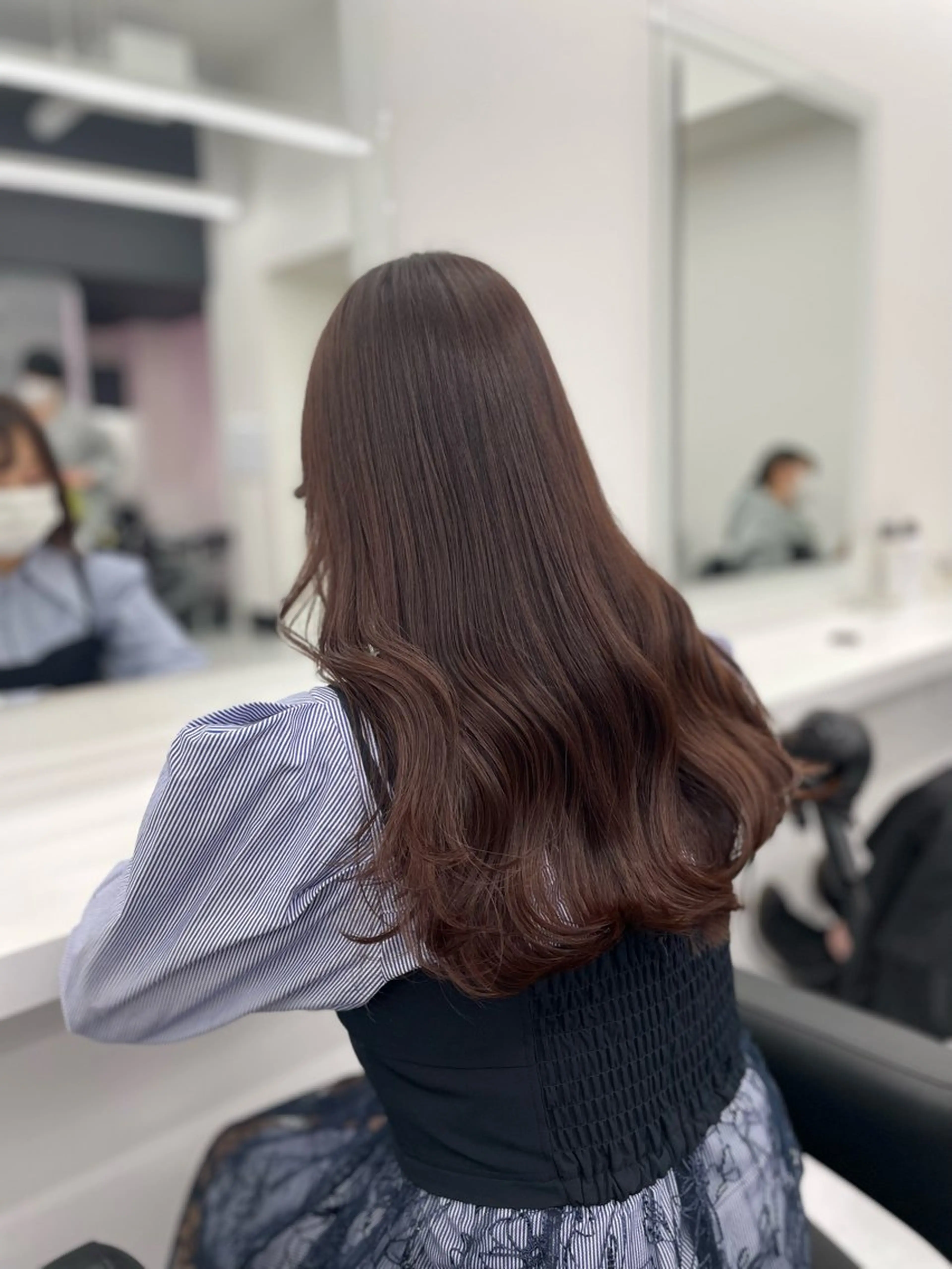 ロング ヘアカラー トリートメント ヘアセット GO TODAY SHAiR SALON所属・🤍韓国トレンド ヘア🤍miku🤍のヘアスタイル