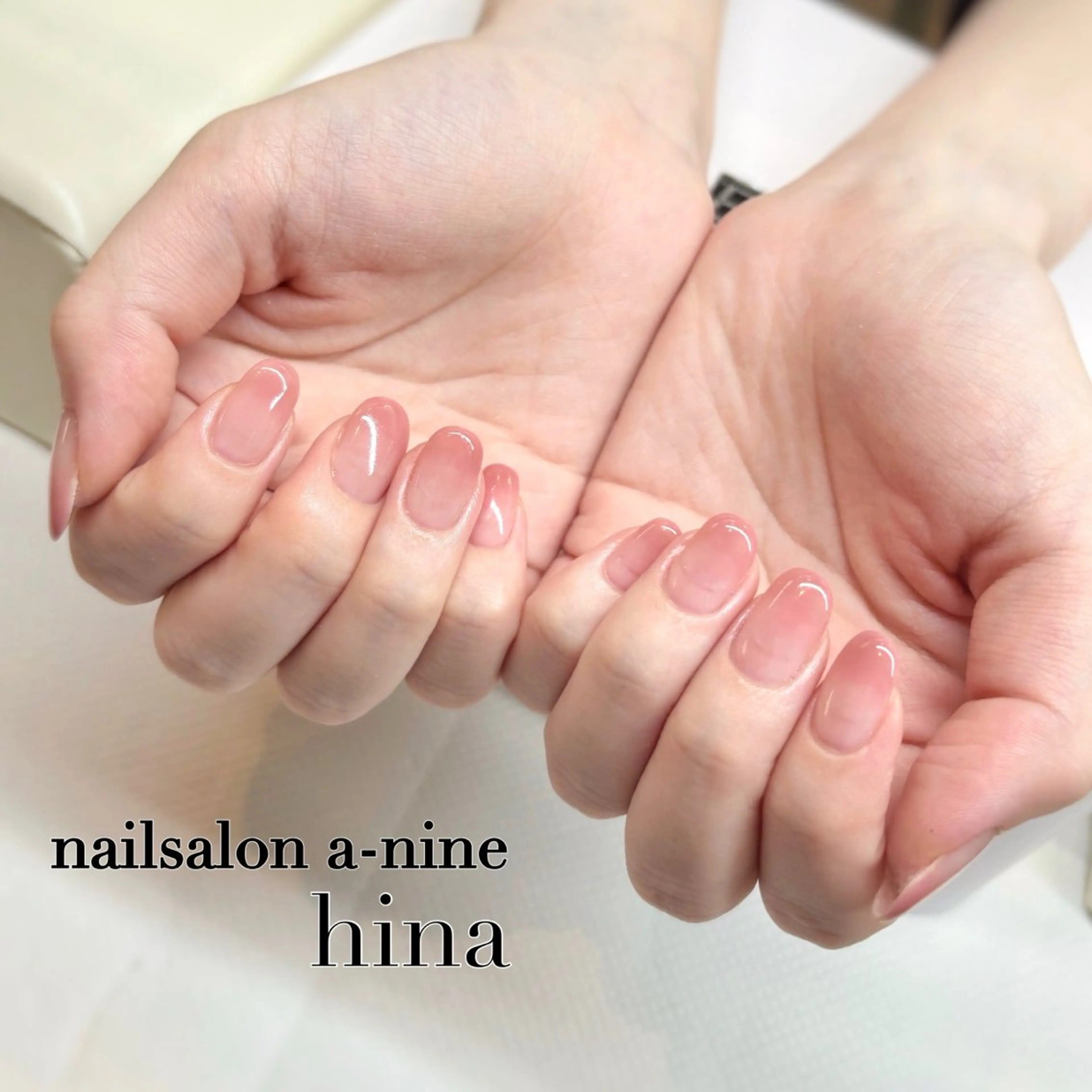 ネイル ブラウン グラデーション ピンク 【モデル募集中】 hina🌼のネイルデザイン