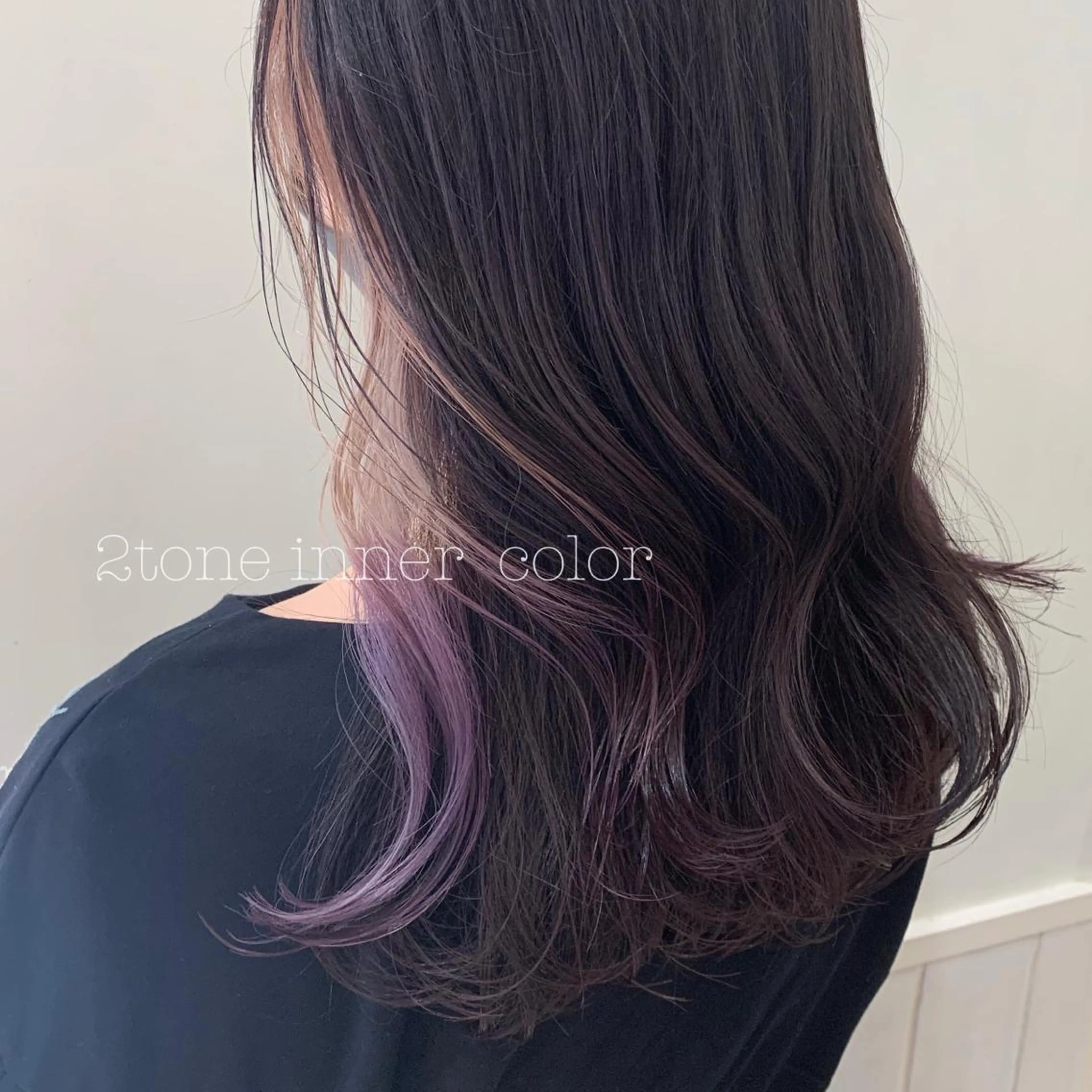 セミロング カラー カット ヘアカラー トリートメント ぱつっとボブ/ 小野あかねのヘアスタイル