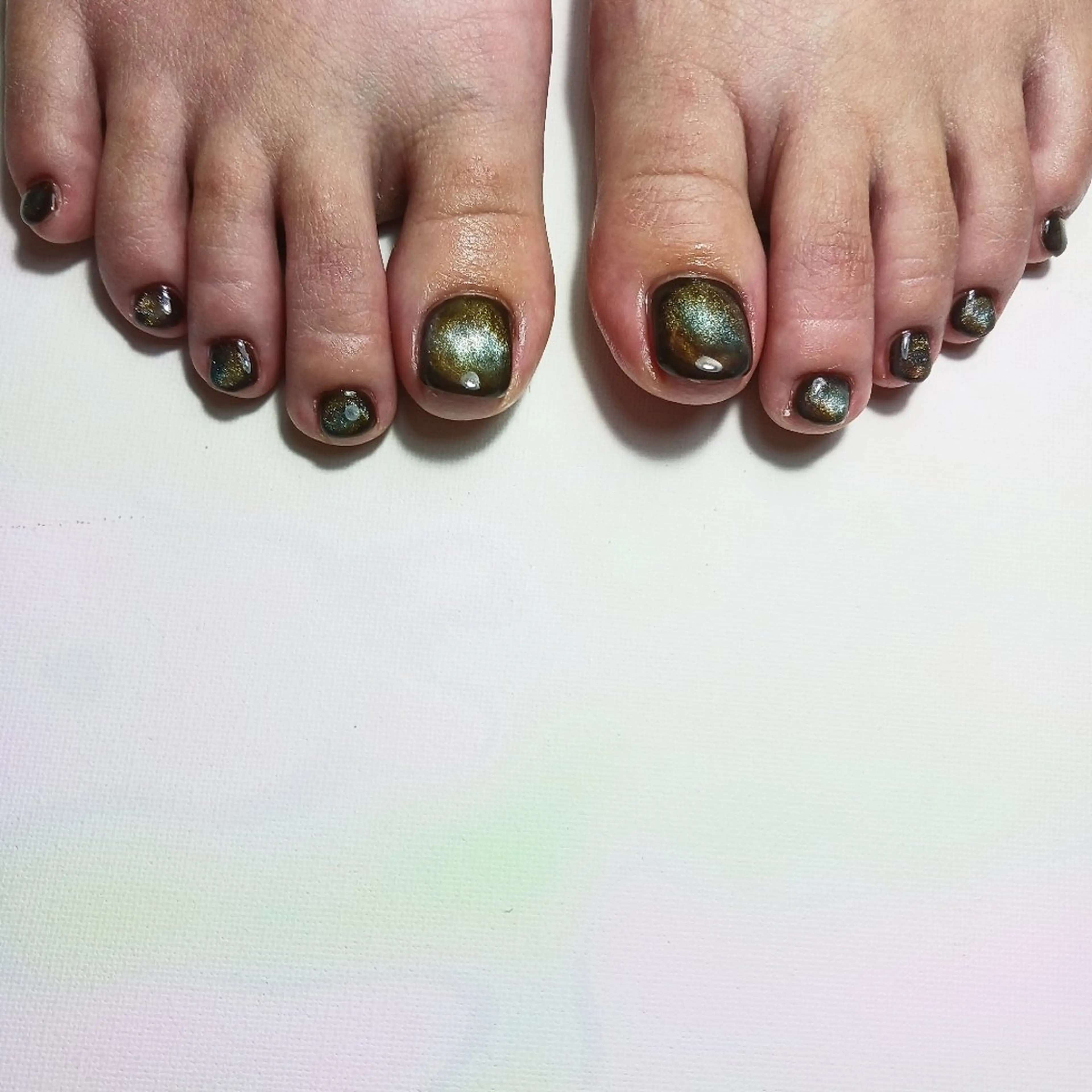 ネイル ジェルネイル 持ち込み ショートネイル 冬ネイル フットネイル owlnail /持込みデザイン専門のネイルデザイン