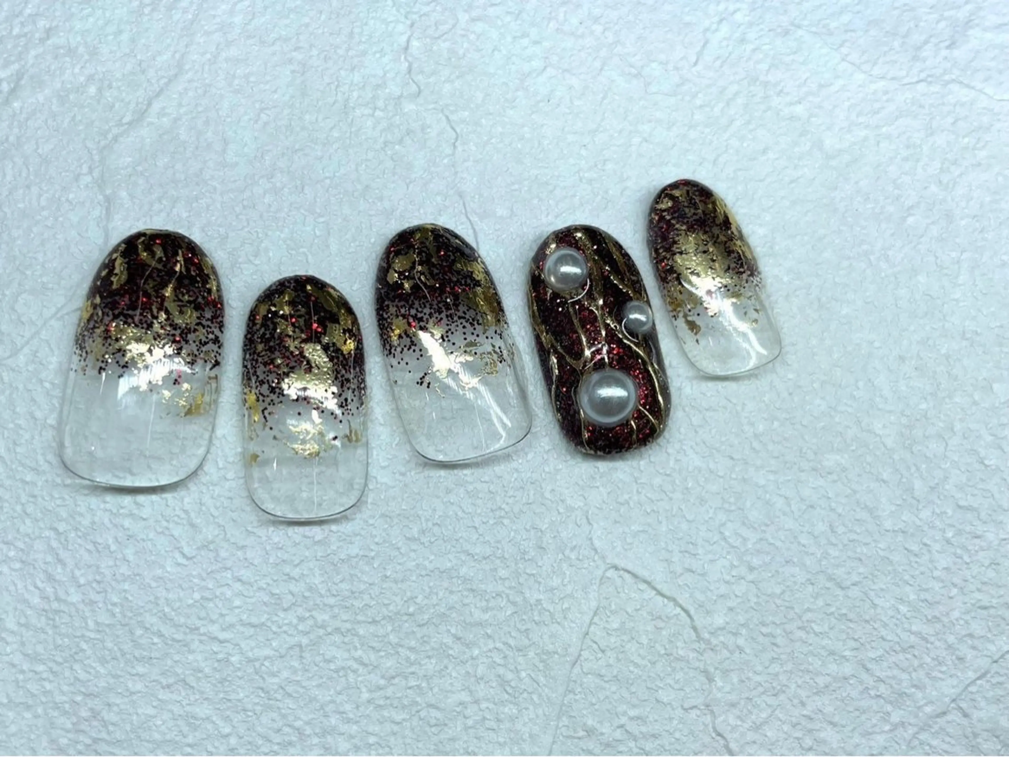 ネイル ⭐︎休業中の練習⭐︎ JNA認定講師髙橋のネイルデザイン