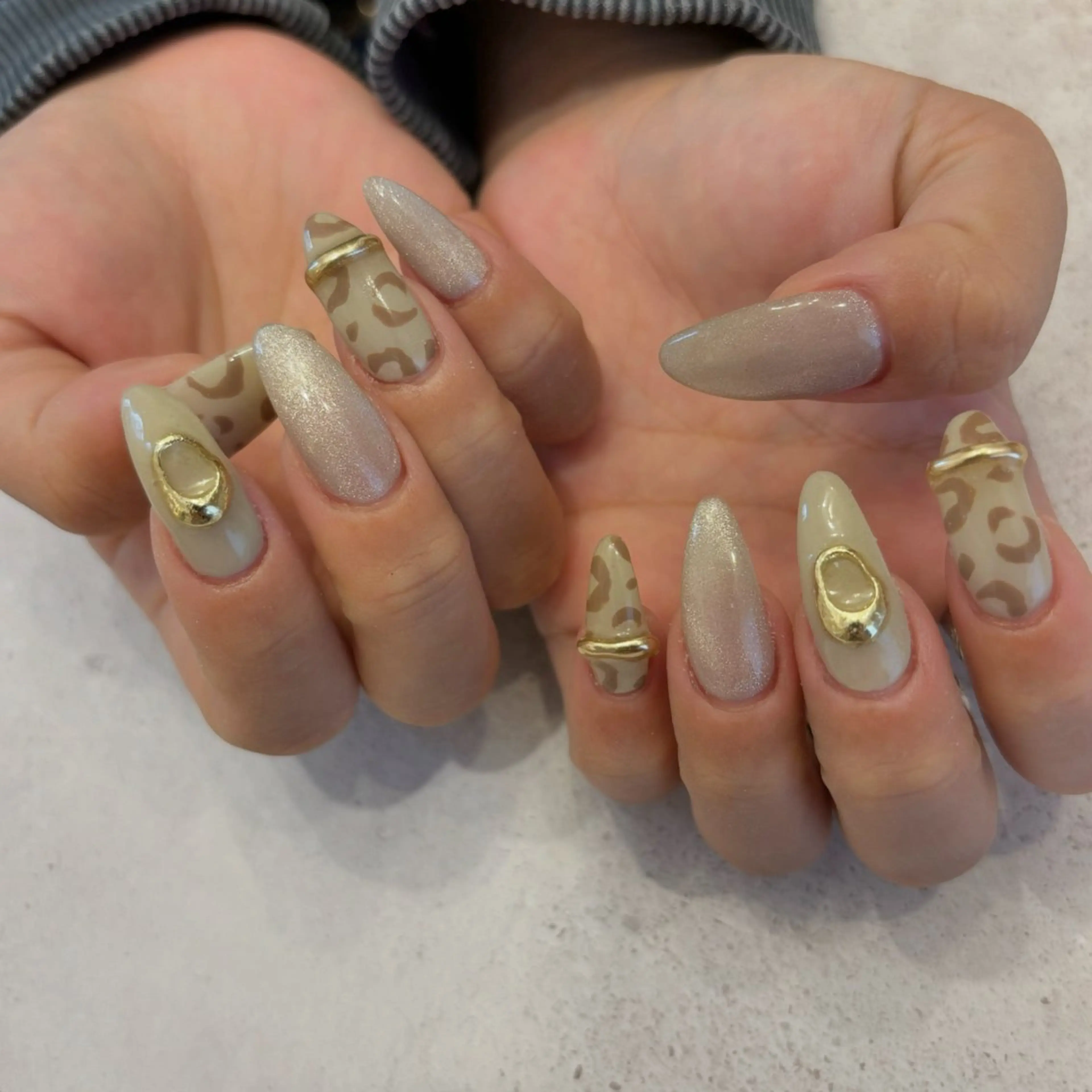 ネイル ハンドネイル Sea  nail by emaのネイルデザイン
