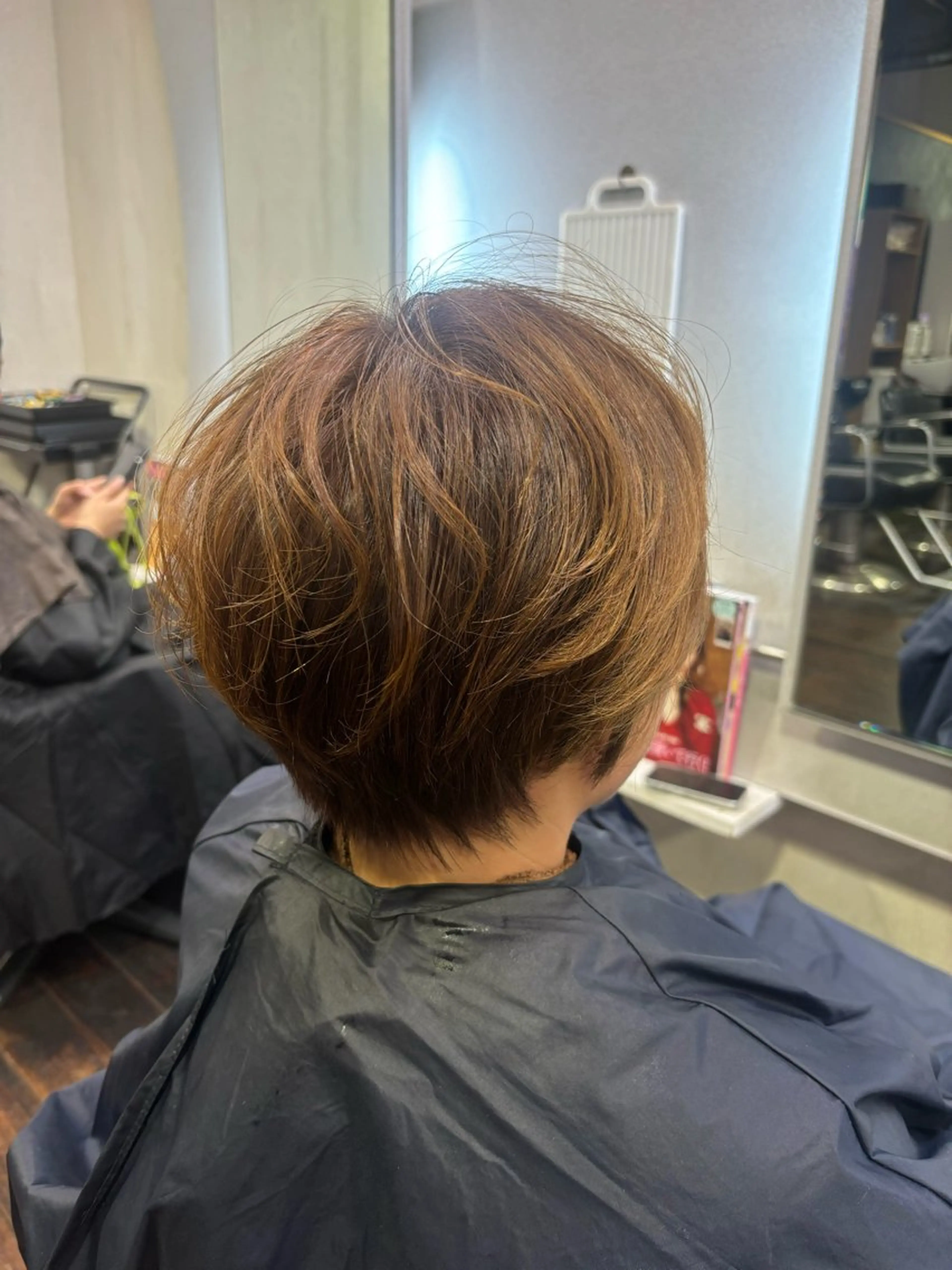 ショート カラー パーマ an,s 2nd所属・an's 2nd KITAYAMAのヘアスタイル