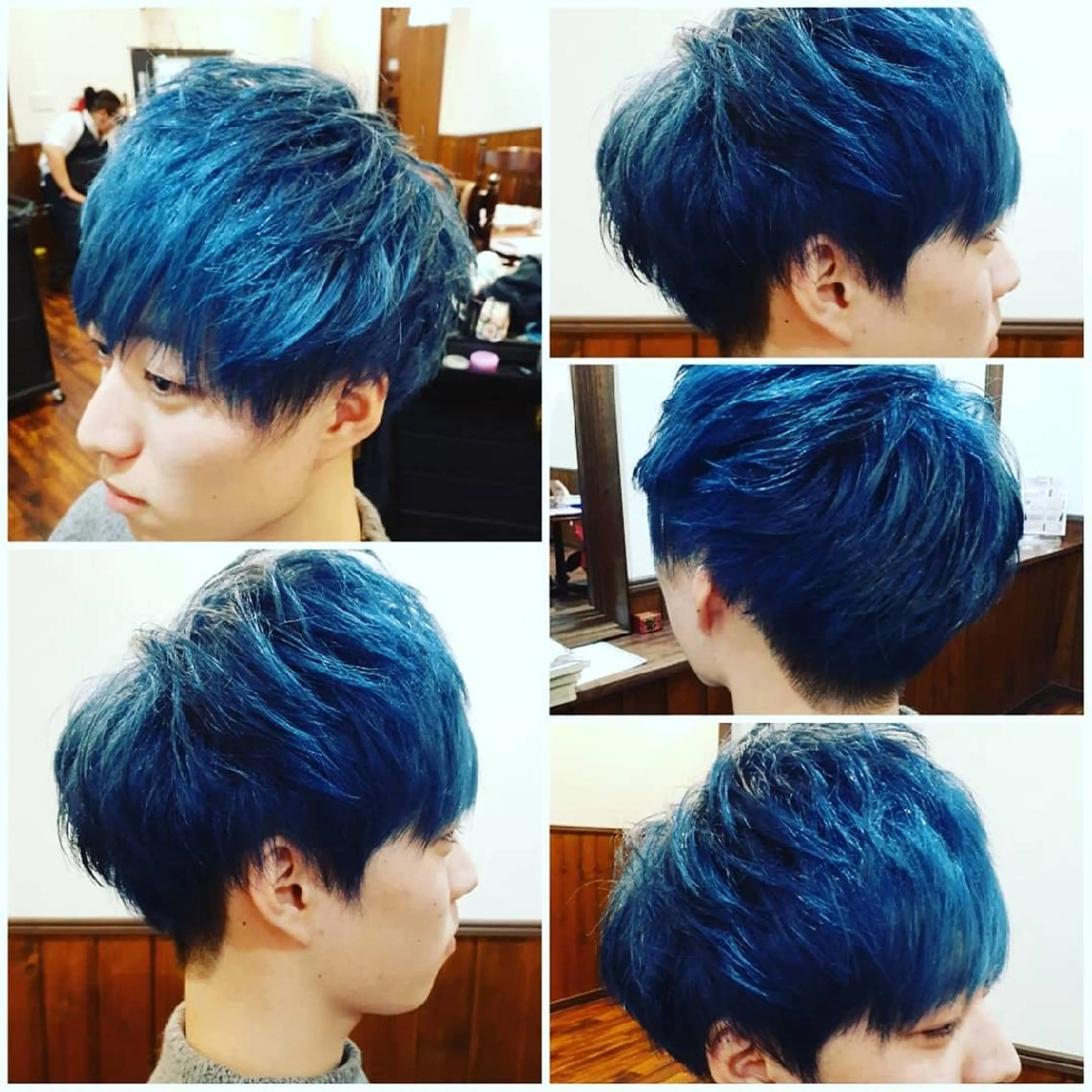 カラー メンズ アディクシーカラー イルミナカラー 金城 和将のヘアスタイル