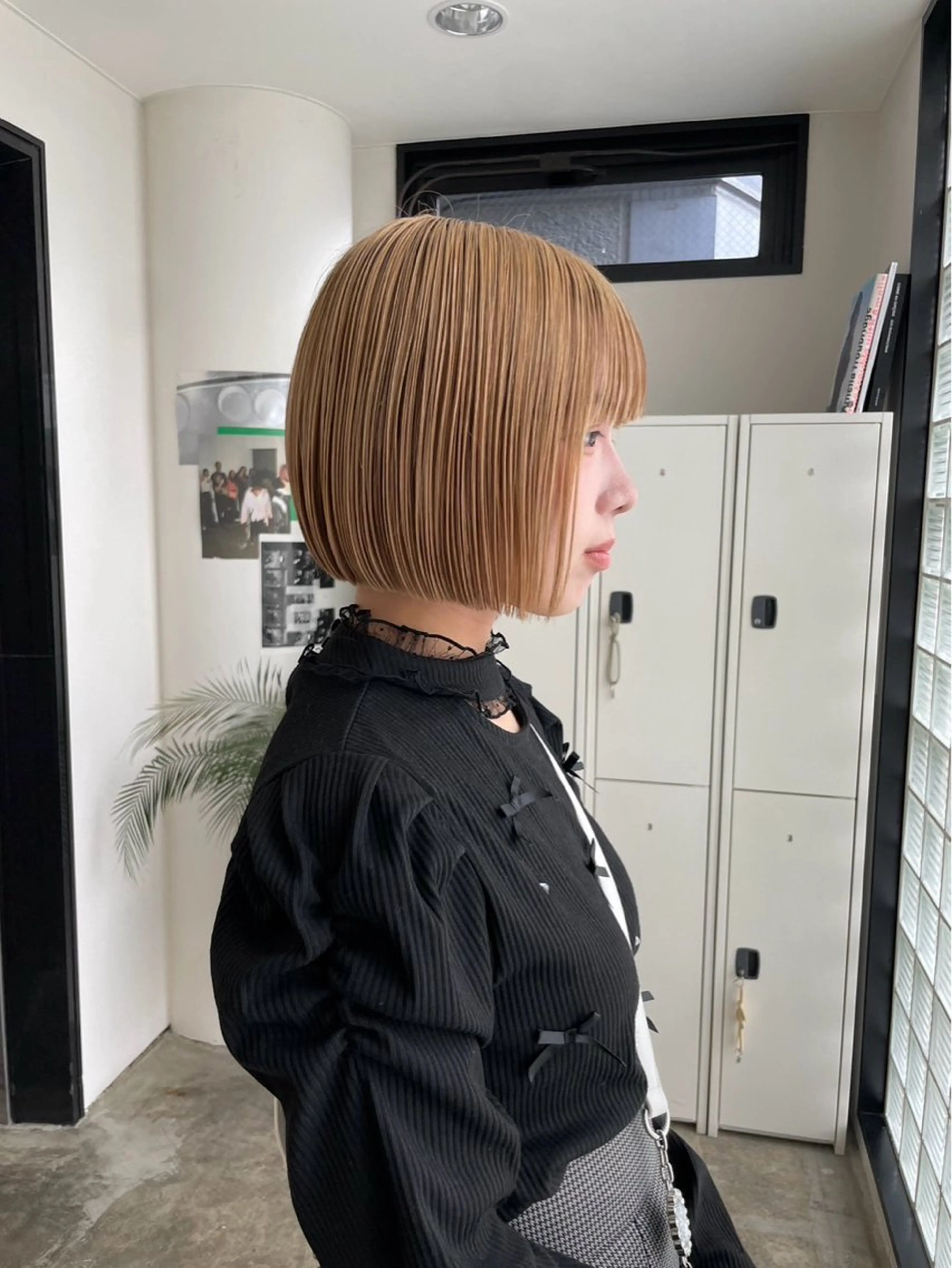 ショート ボブ オリーブ/ ナカミネアキナのヘアスタイル