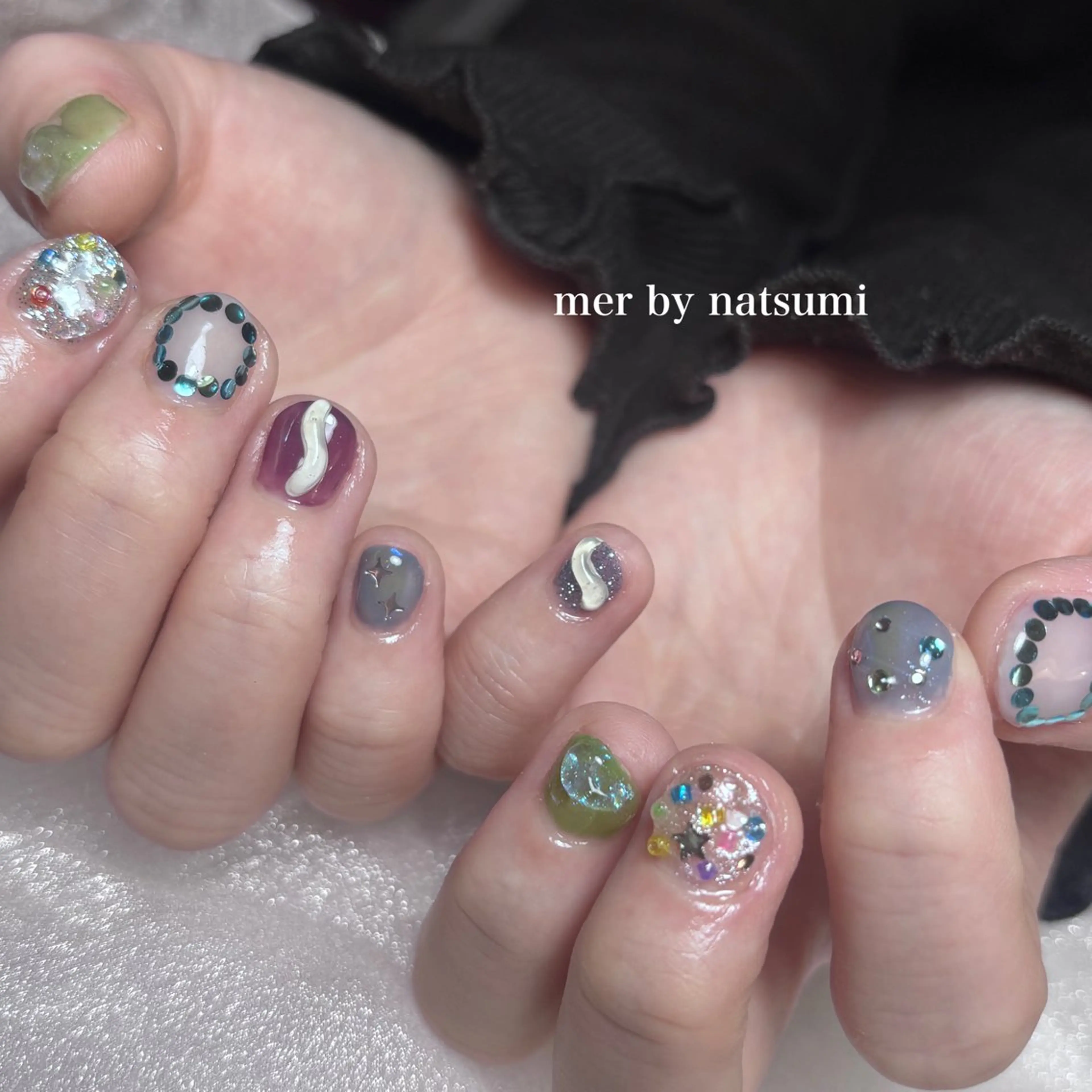 ショート mer natsumiのネイルデザイン