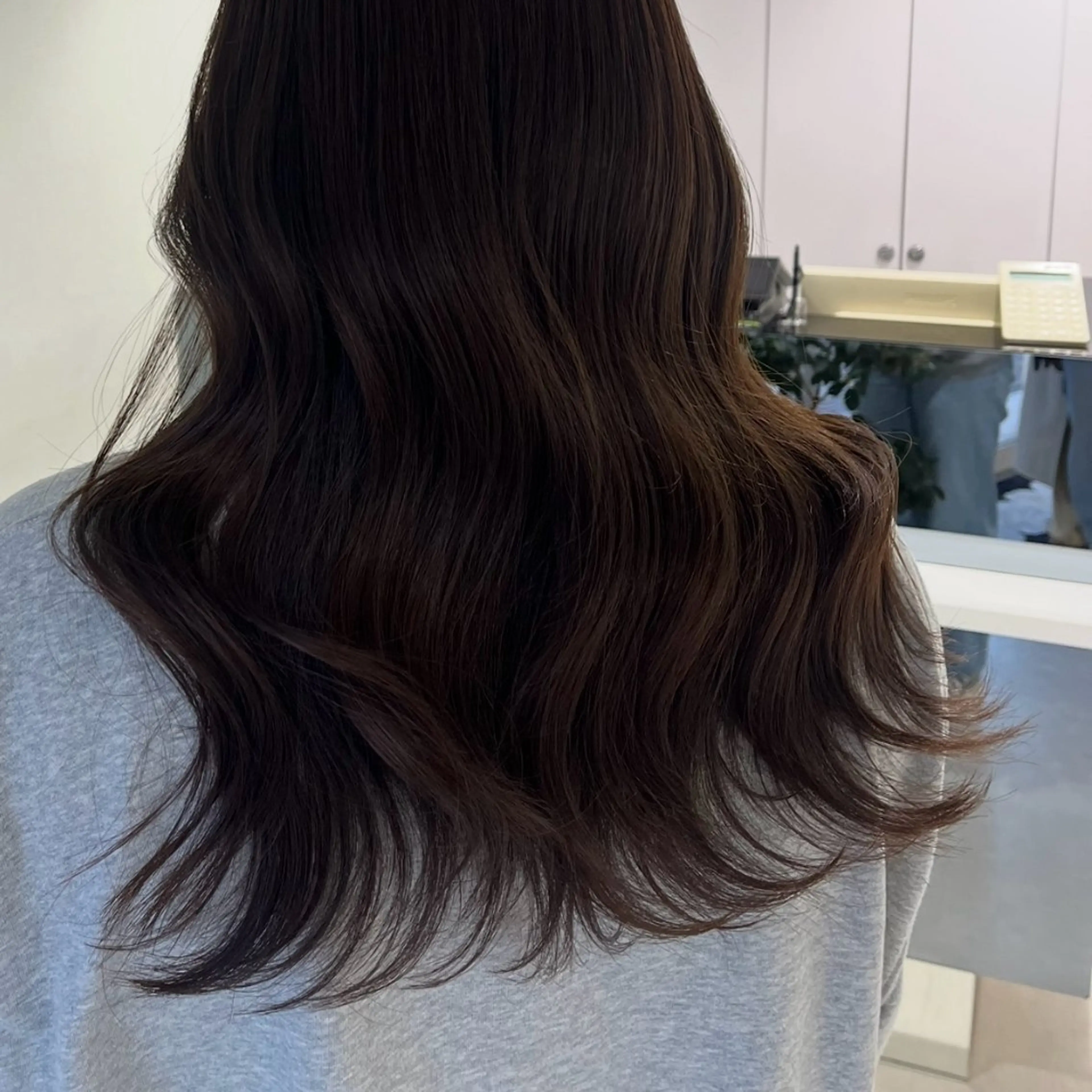 ロング ヘアカラー トリートメント ヘアセット 艶感カラー/ senri.のヘアスタイル