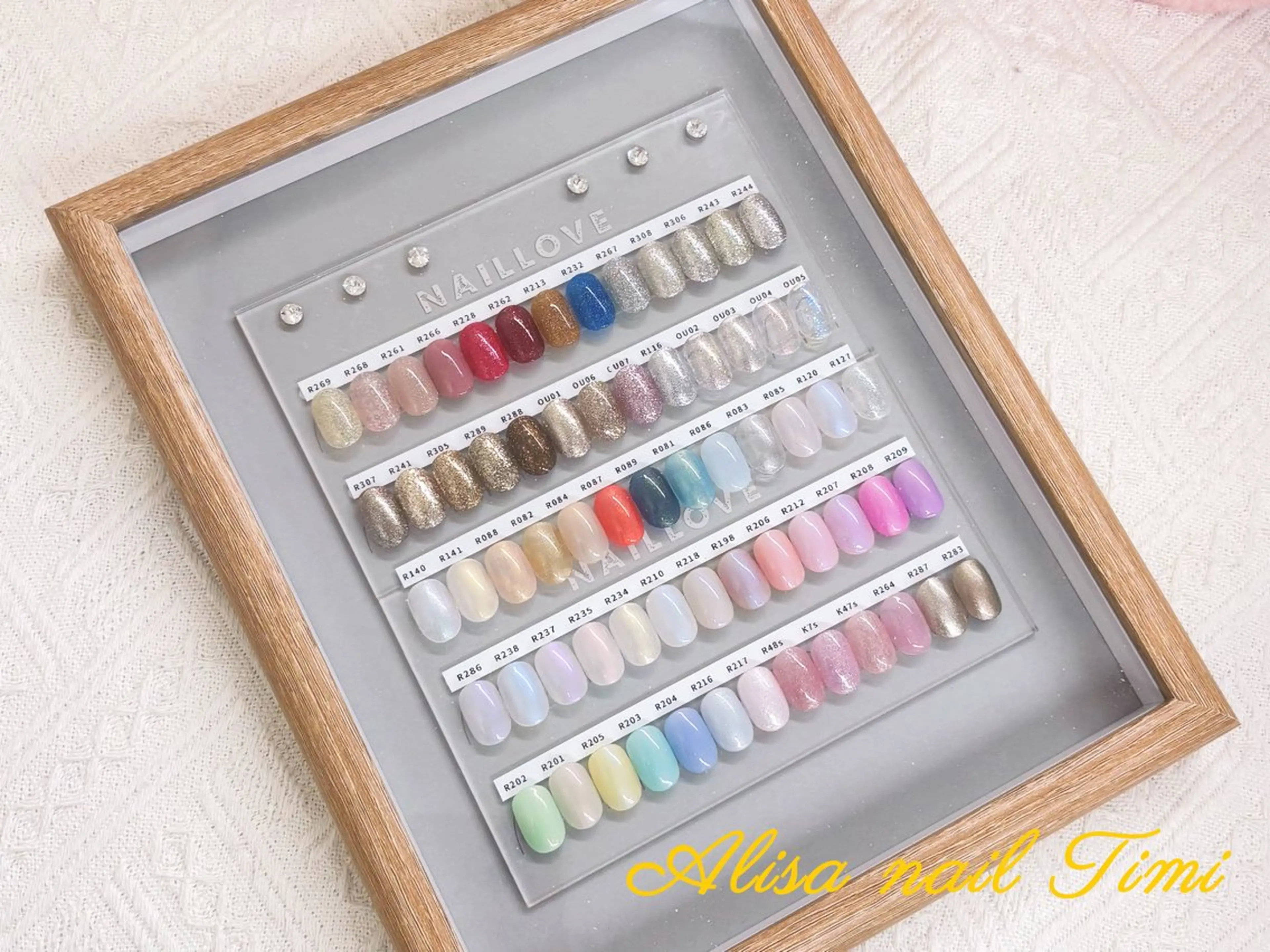 ネイル ラメ(グリッター) ハンドネイル Alisa nail Timiのネイルデザイン