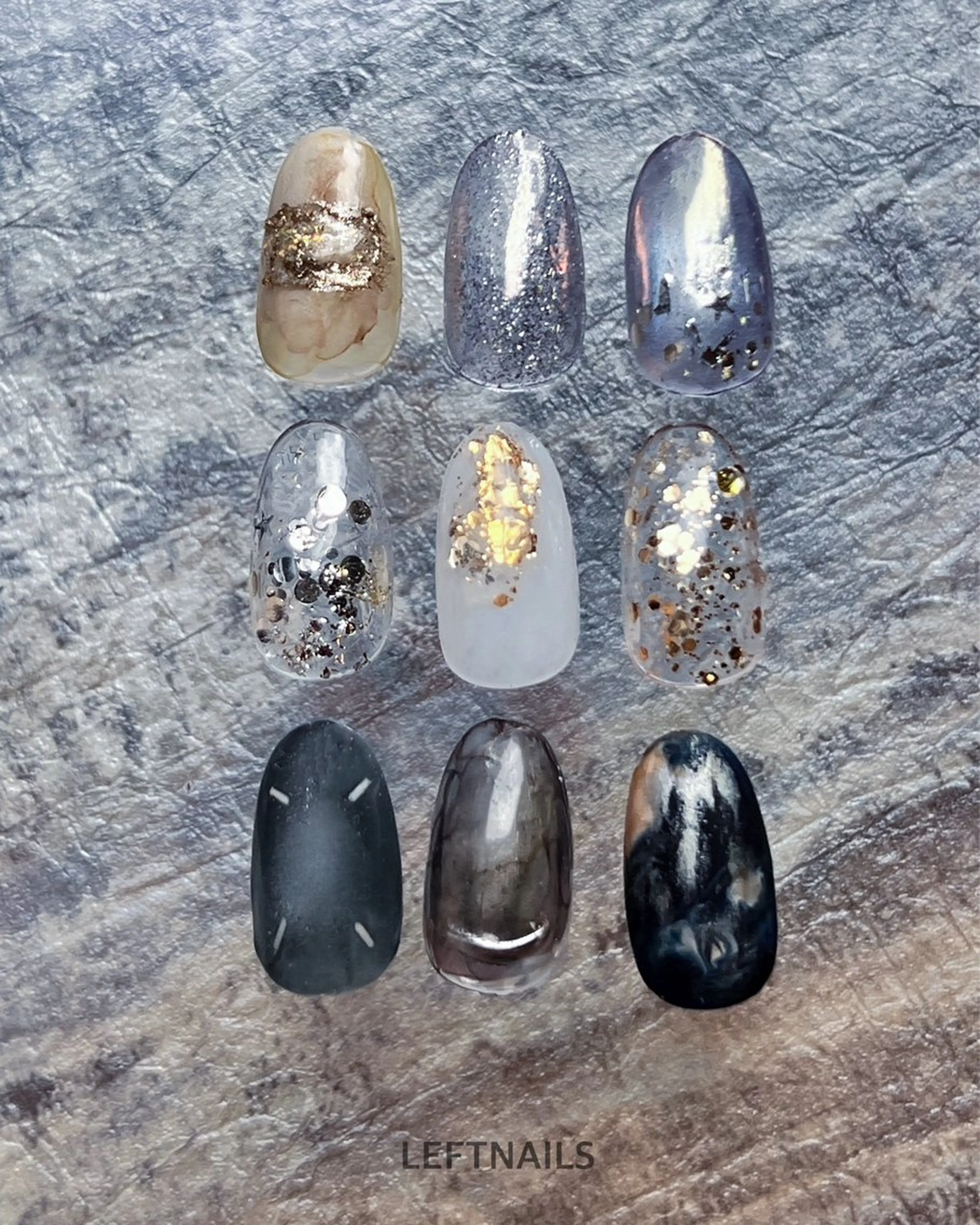 ネイル LEFTNAILS フィルインニュアンスのネイルデザイン