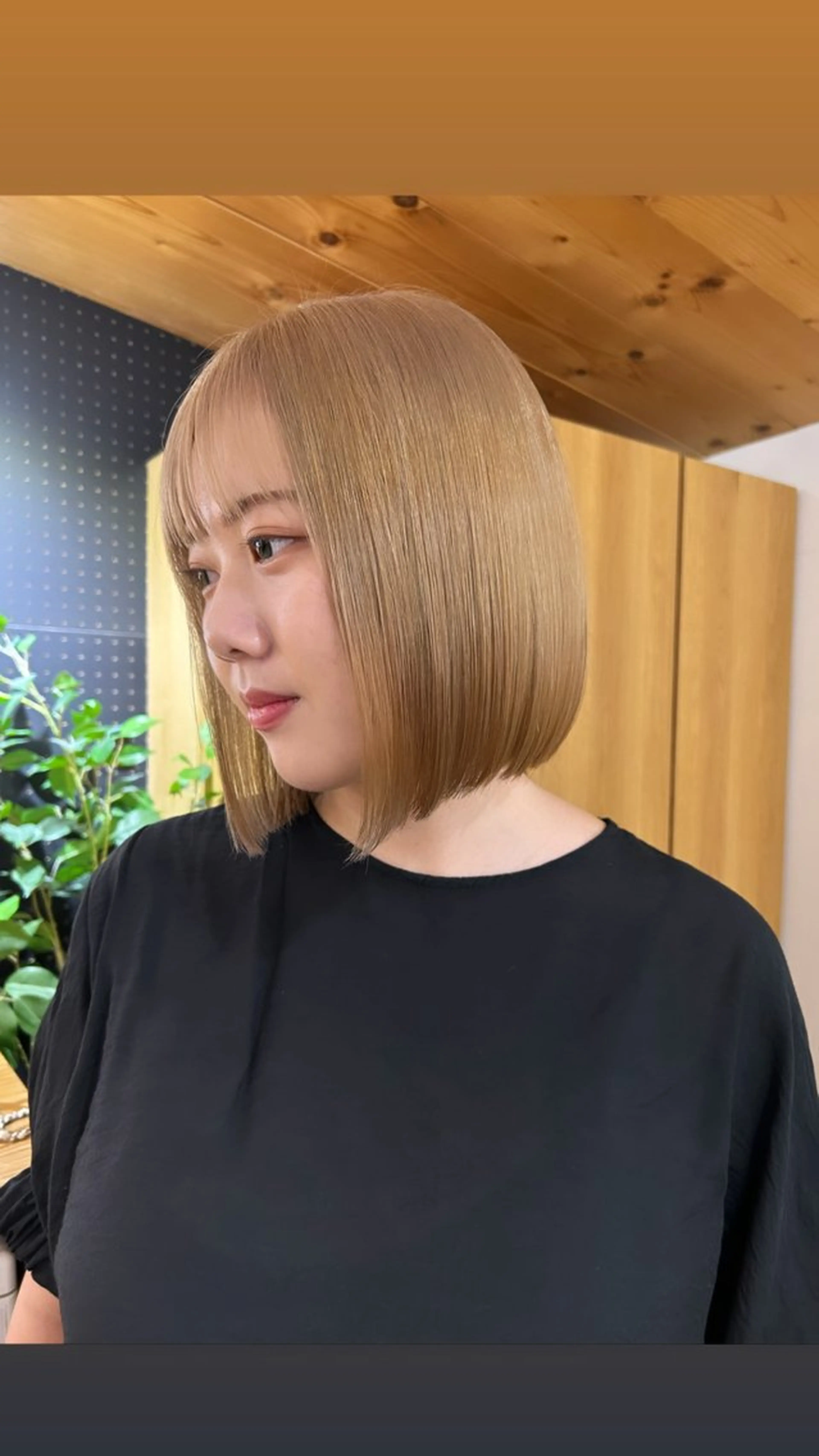 ミディアム カラー メンズ ベージュカラー ミルクティーベージュ ボブ カット ヘアカラー トリートメント 🧸艶々韓国ヘア 🧁mizunaのヘアスタイル