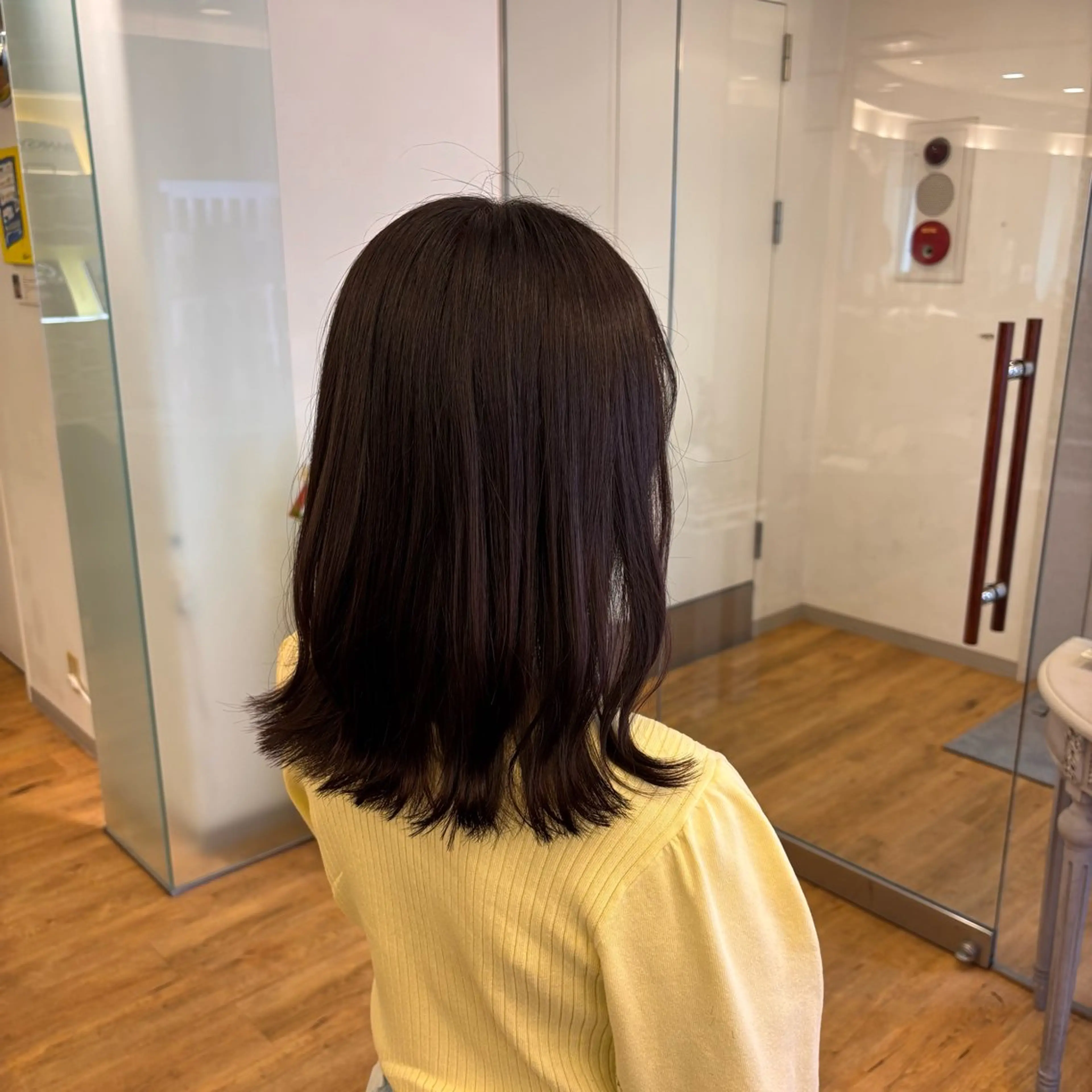 セミロング カラー ヘアカラー カラーモデル募集✨ momokaのヘアスタイル