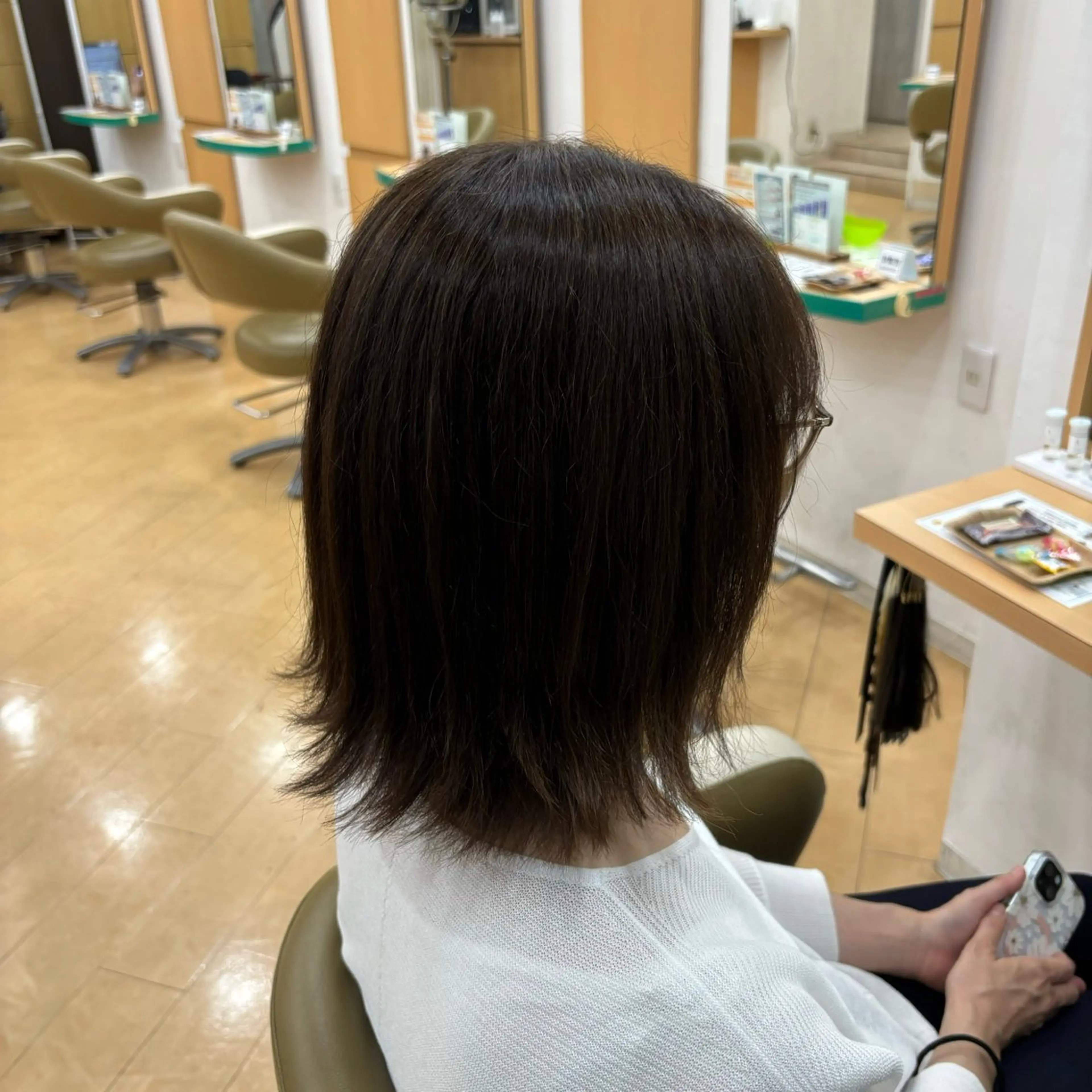 ミディアム カラー 🎀🤍芦澤 李音🤍🎀のヘアスタイル