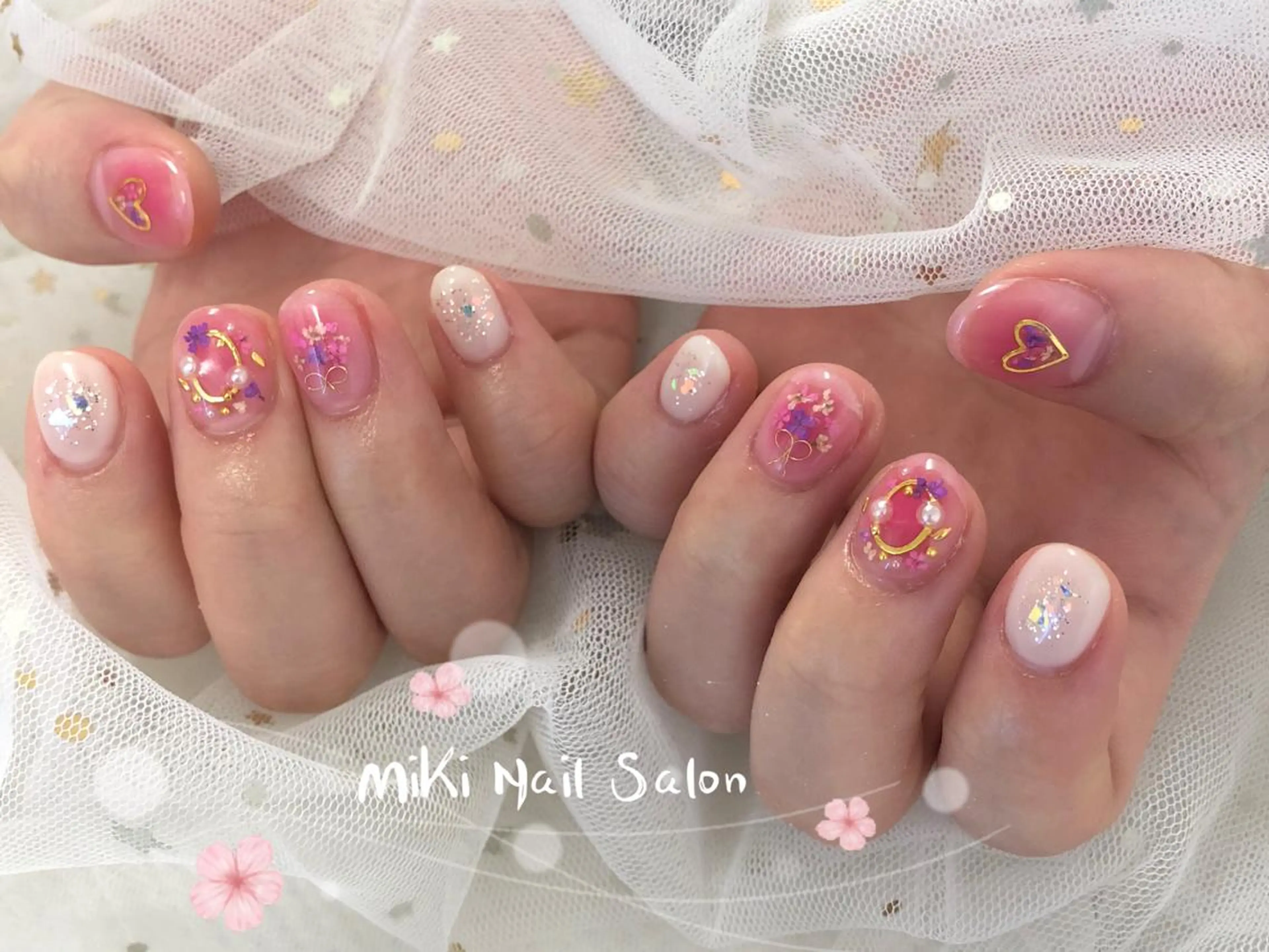 ネイル MiKi Nai池袋 長さだし得意のネイルデザイン