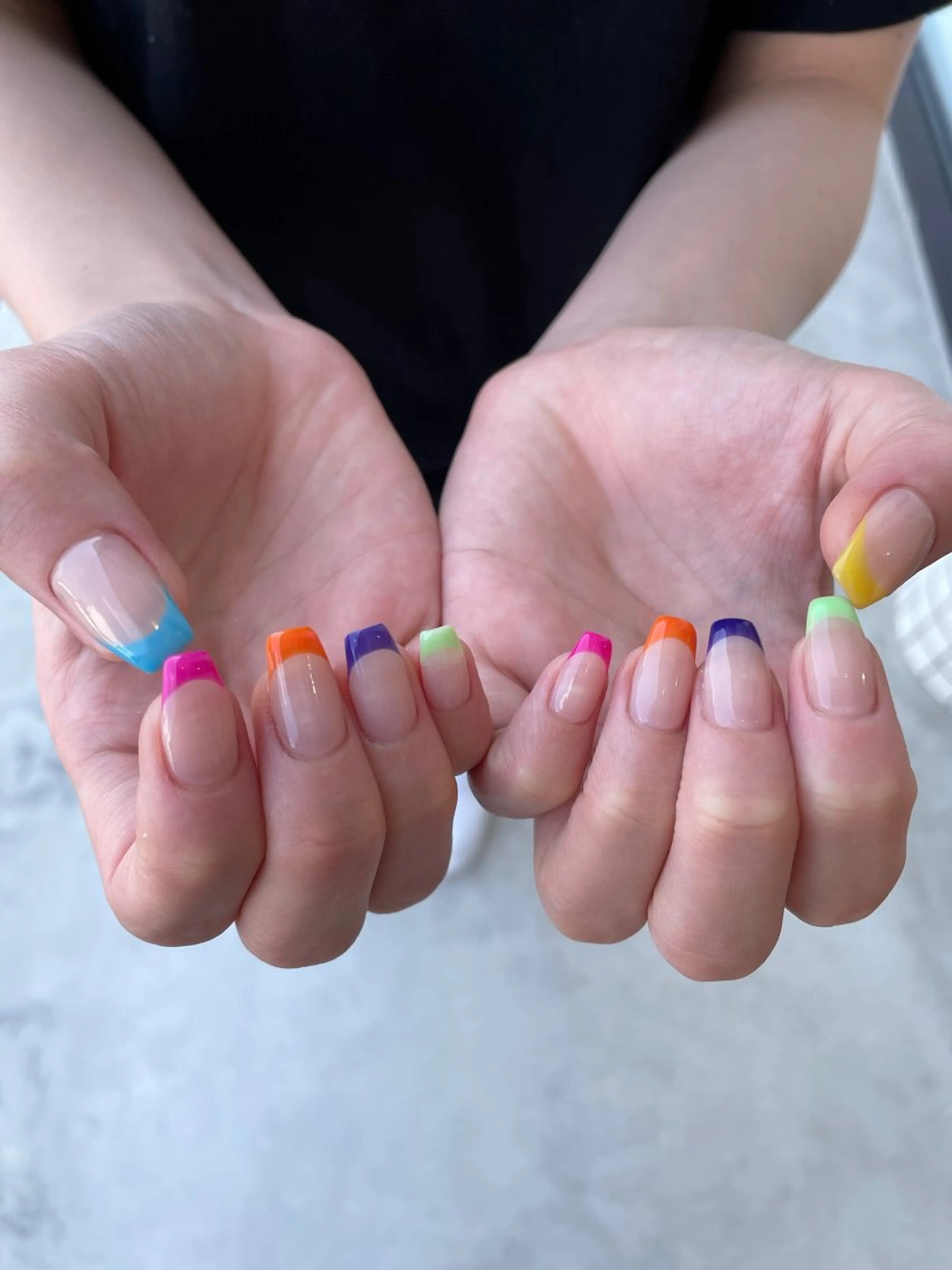 ネイル フレンチネイル ハンドネイル granbeauty Ayaのネイルデザイン